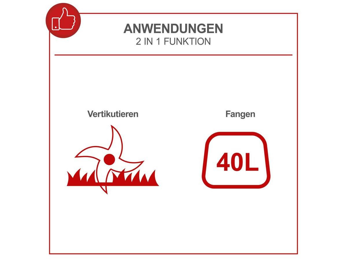 Scheppach Benzin-Vertikutierer SC55P, 40 cm Arbeitsbreite, (Set), Arbeitshö günstig online kaufen