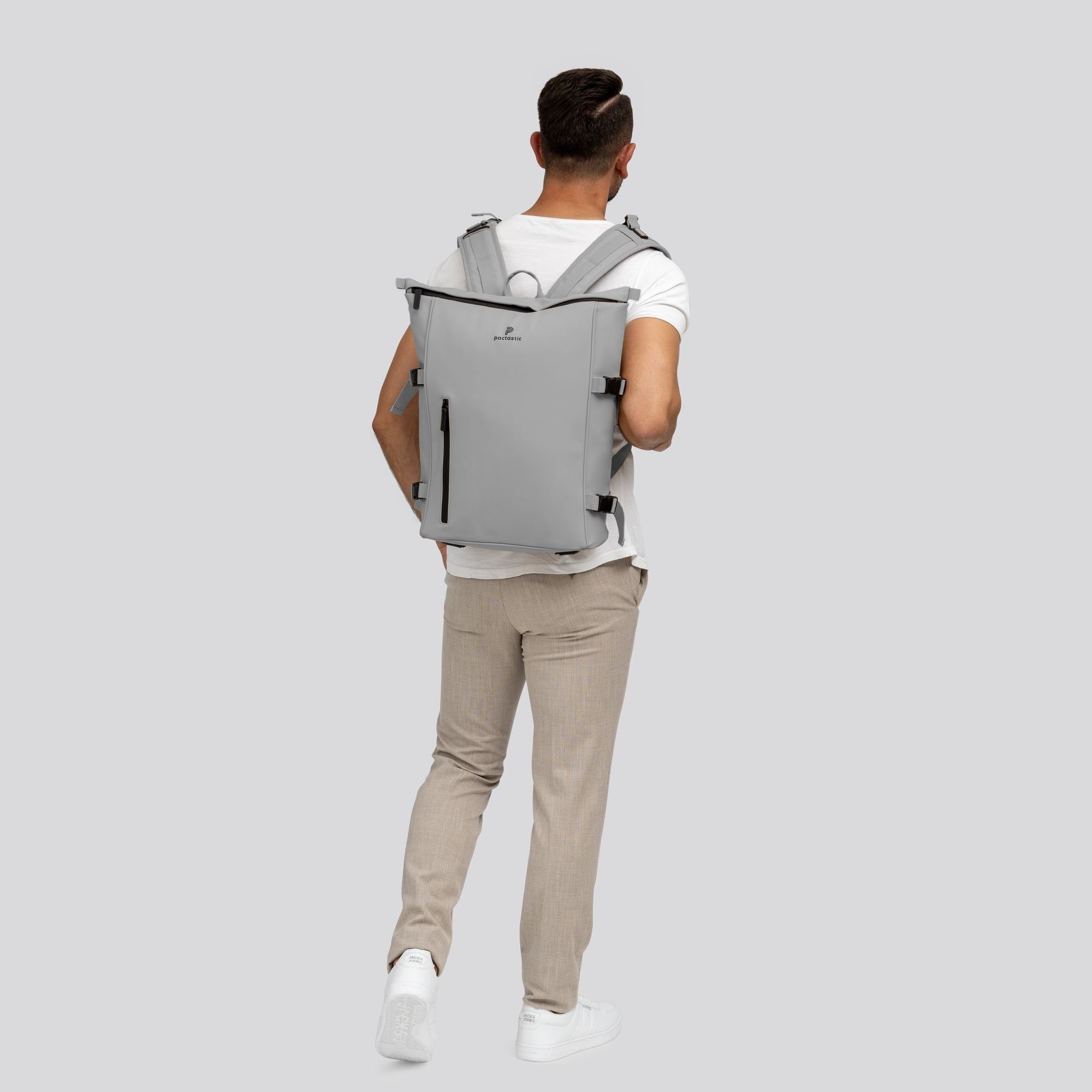 Tech-Material Pactastic grey Urban Daypack Collection, Veganes