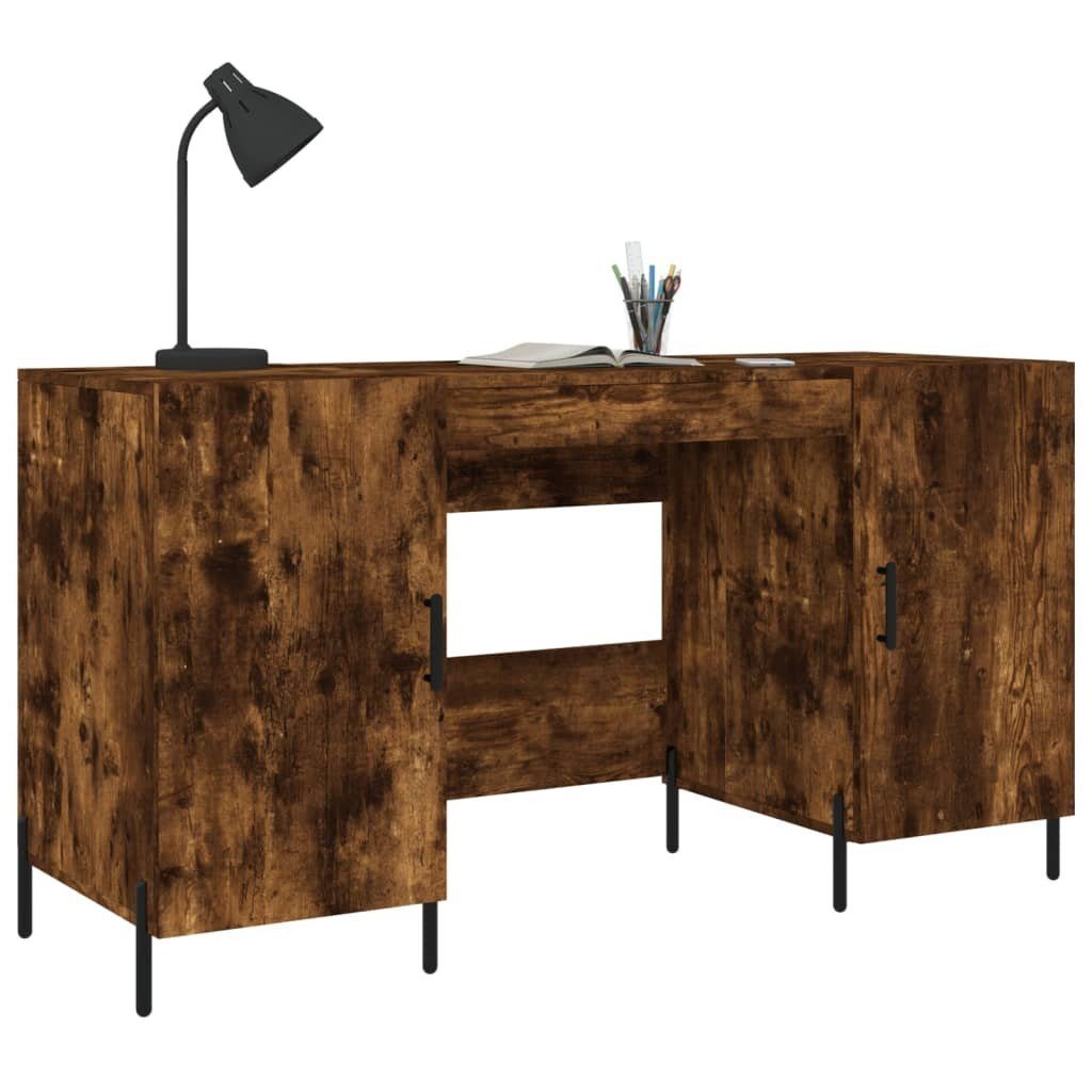 vidaXL Räuchereiche Schreibtisch Holzwerkstoff cm Schreibtisch Räuchereiche 140x50x75 | Räuchereiche