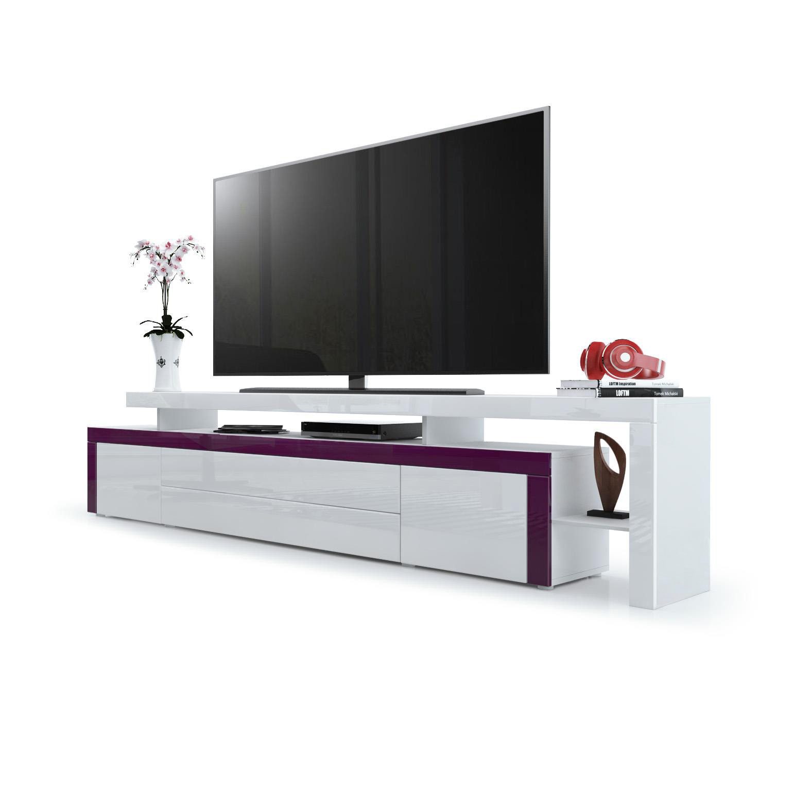 Vladon Lowboard Leon (TV-Kommode, mit zwei günstig online kaufen