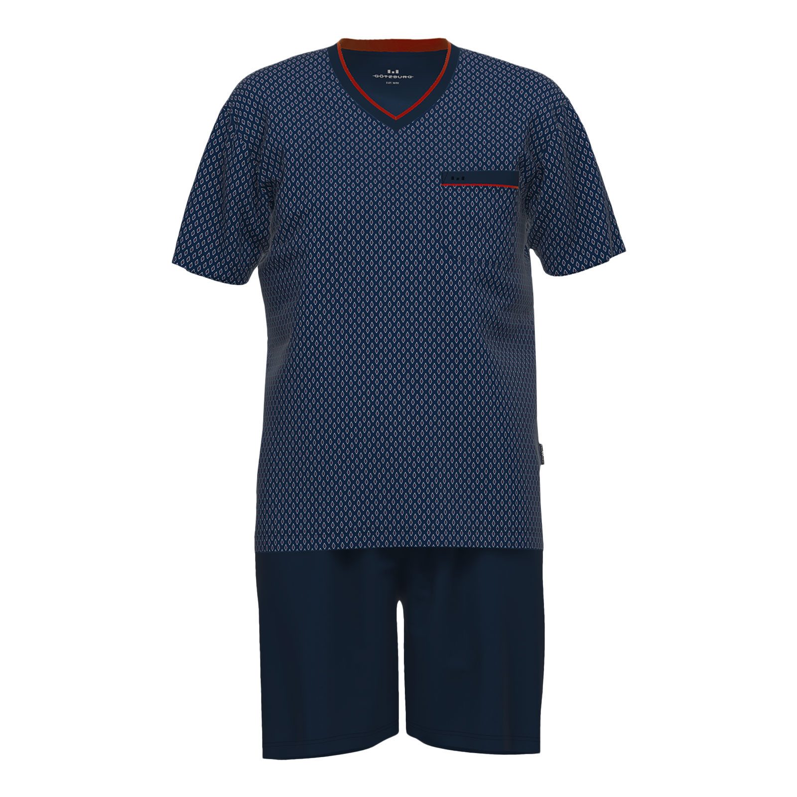 GÖTZBURG Shorty "Manhattan", 2 Stk. Kurzarm, V-Ausschnitt, kurze Hose, Baum günstig online kaufen