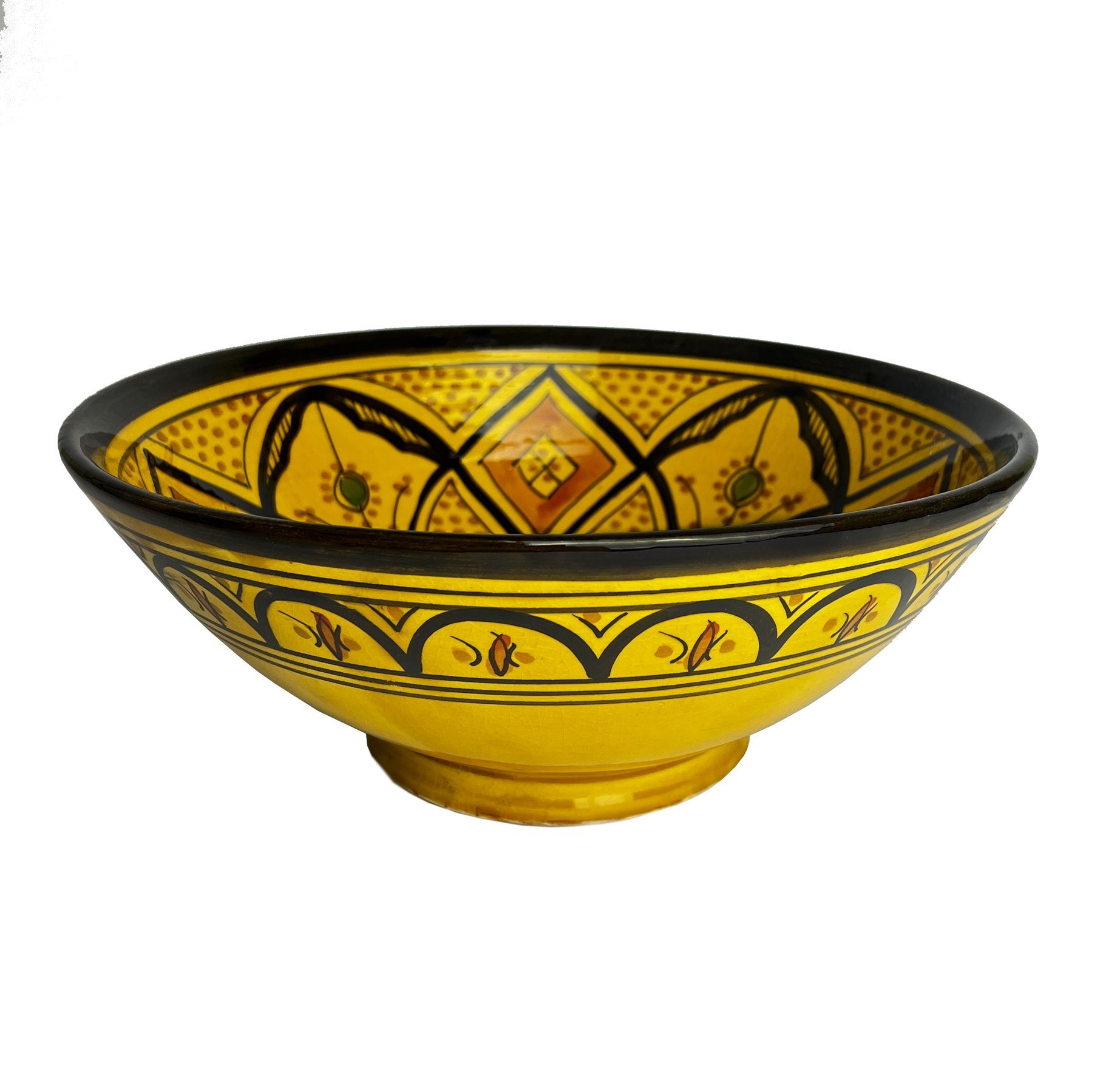 SIMANDRA Schüssel Orientalische marokkanische Keramikschale, Keramik, (XXL, 1-tlg), handrabeit