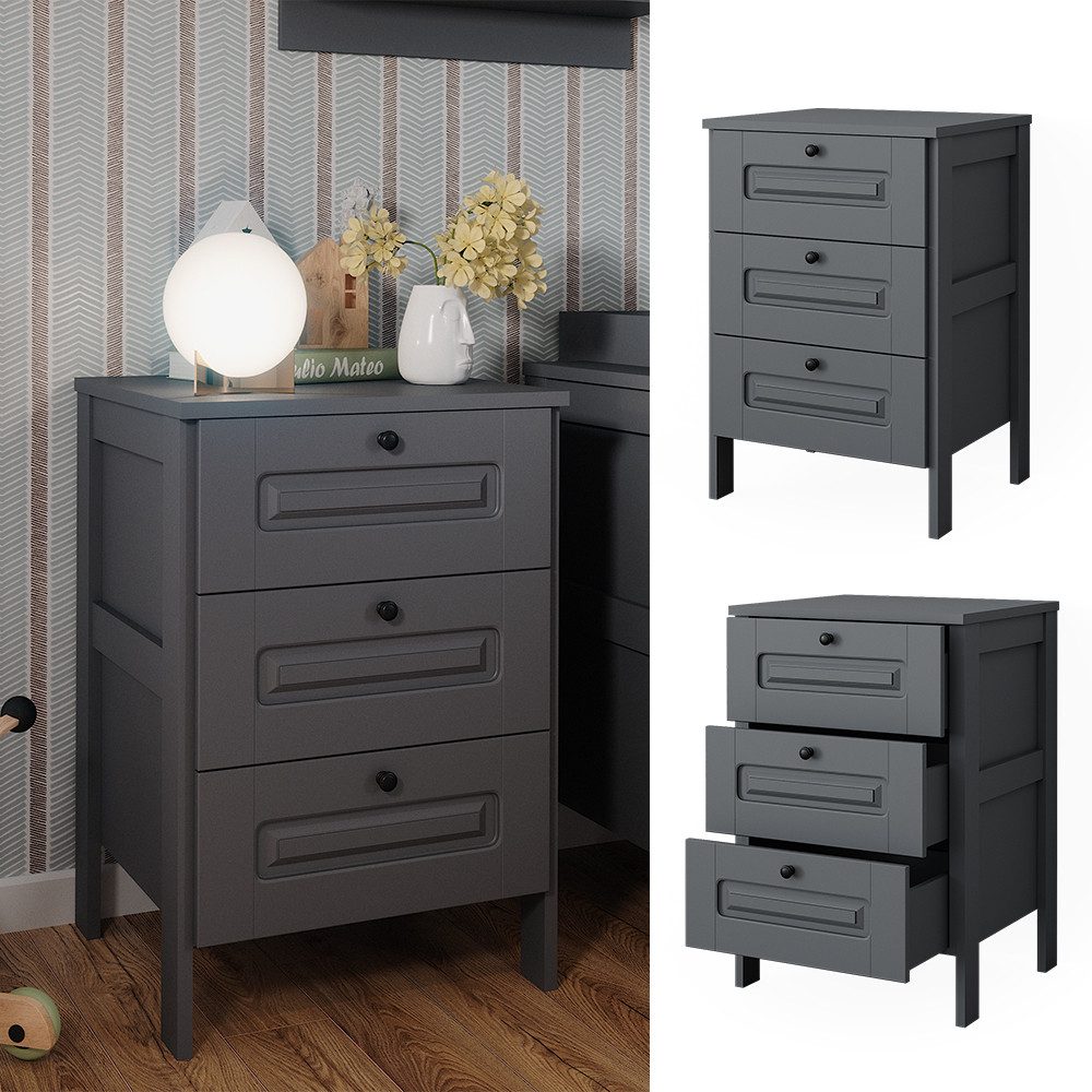 VitaliSpa® Kleiderschrank Ajaton, Grau, 60 x 88.4 cm (1-St) günstig online kaufen