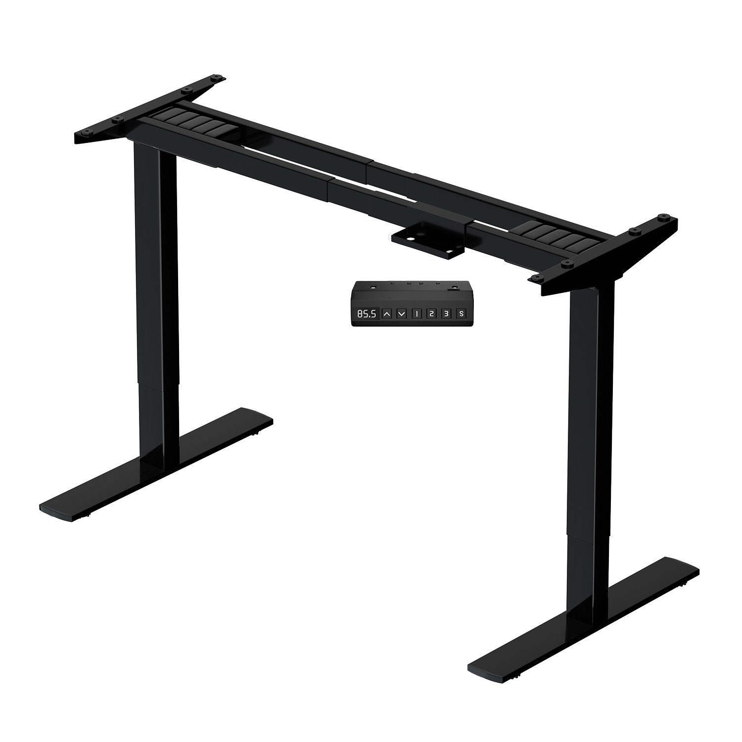 Schreibtisch Schreibtisch Elektrisch Gestell mit HOMALL 2 Höhenverstellbarer Schwarz Tisch Motoren