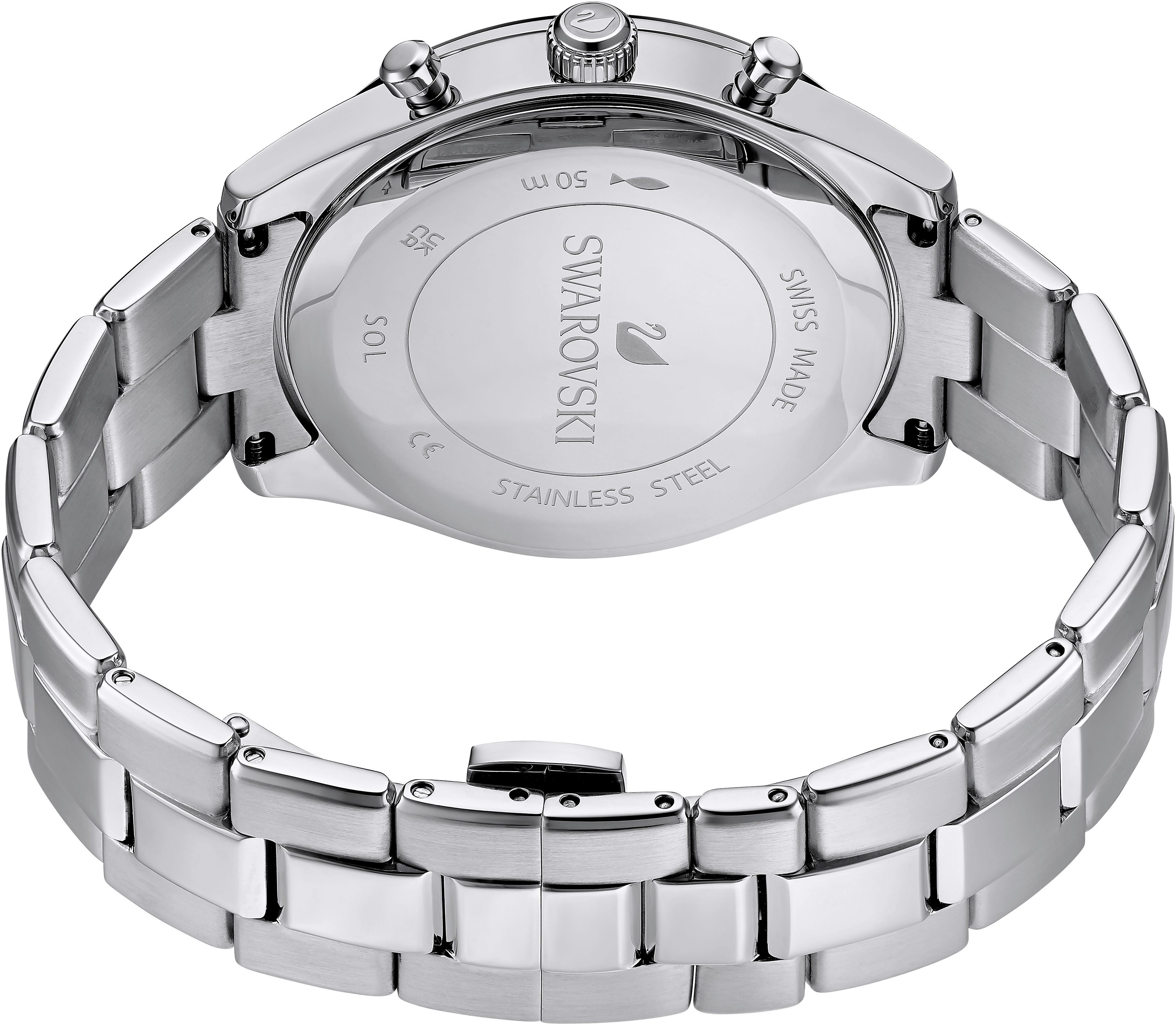 Swarovski Chronograph OCTEA LUX SPORT 39 mm 5610520, Quarz,Armbanduhr,Damenuhr,Swiss Made,Swarovski-Kristalle,Stoppfunktion