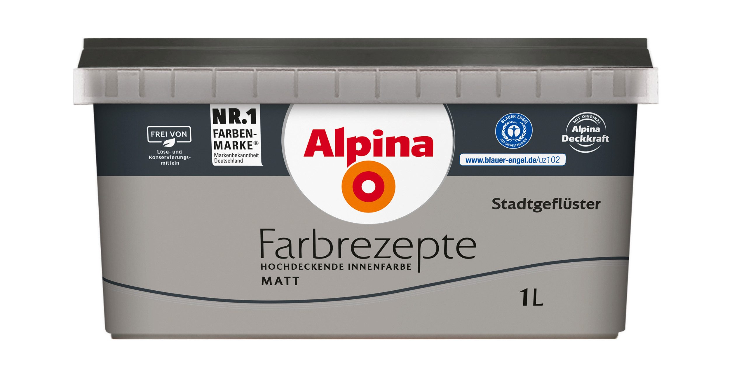 Alpina Wandfarbe Alpina Farbrezepte: einfach erholt - Grün- & Grautöne