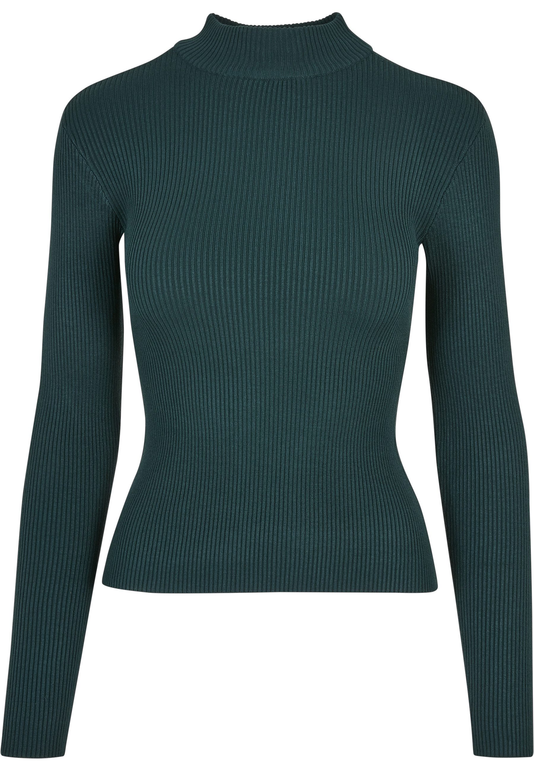 Longsweatshirt Urban Classics Damen Ladies Rib Knit Turtelneck Sweater