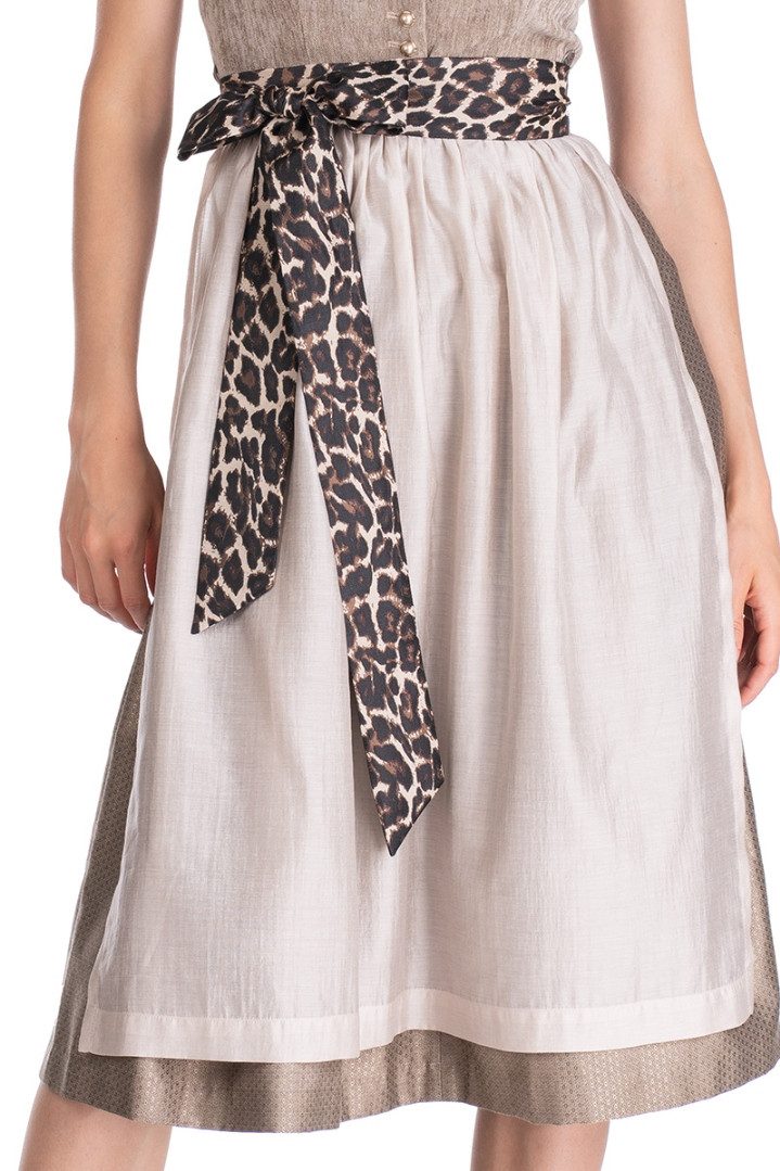 MarJo Dirndl Samt Dirndl 2tlg. - OBERHOFEN - sand/leo
