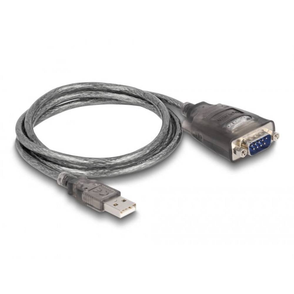Delock USB 2.0 Adapter [1x USB 2.0 Stecker A - 1x RS232-Stecker] 61400 1 m USB-Adapter