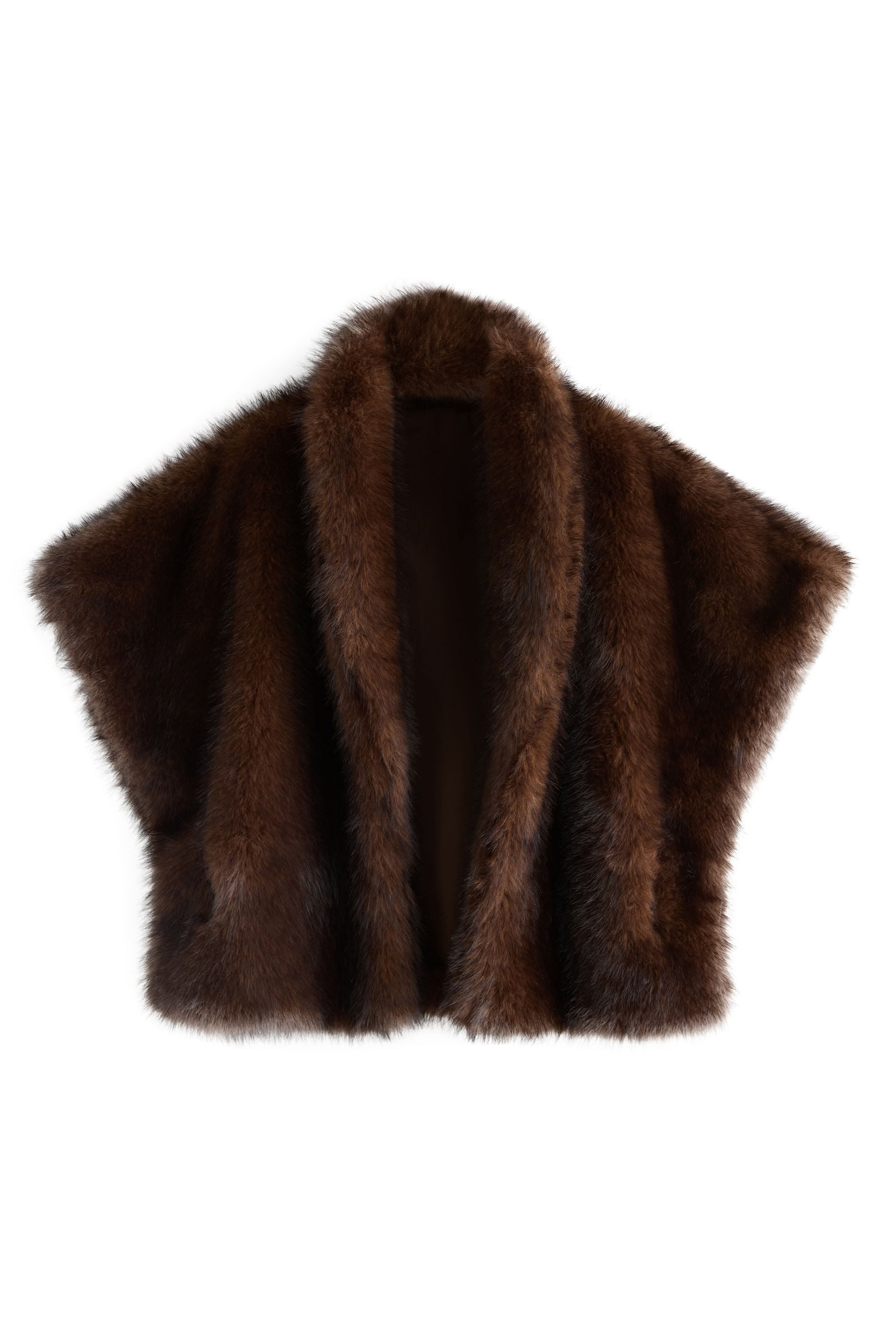 LIPSY Poncho Lipsy Cape-Poncho aus Kunstfell (1-St)