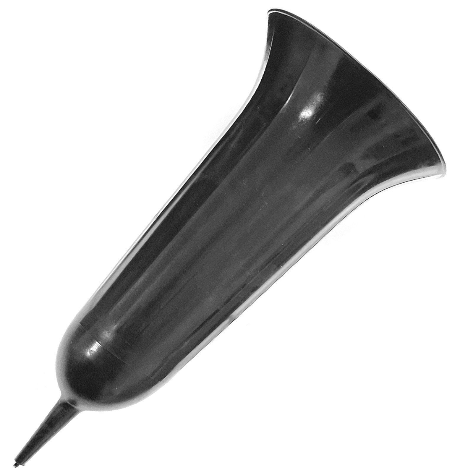 HAC24 Bodenvase Grabvase Kunststoff Schwarz Grabschmuck Friedhofsvase Grabdekoration (2 St), mit Erdspieß, 23 cm