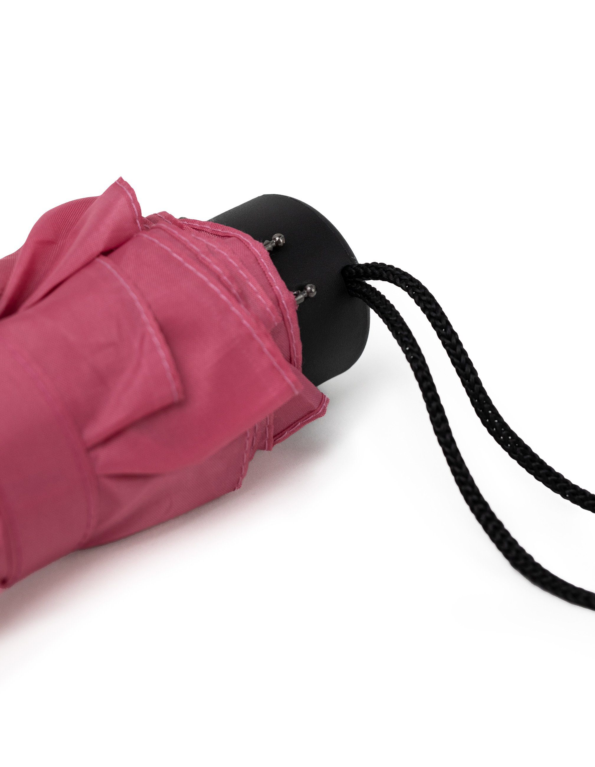 praktisch Schietwetter Taschenregenschirm klein & Hardware pink