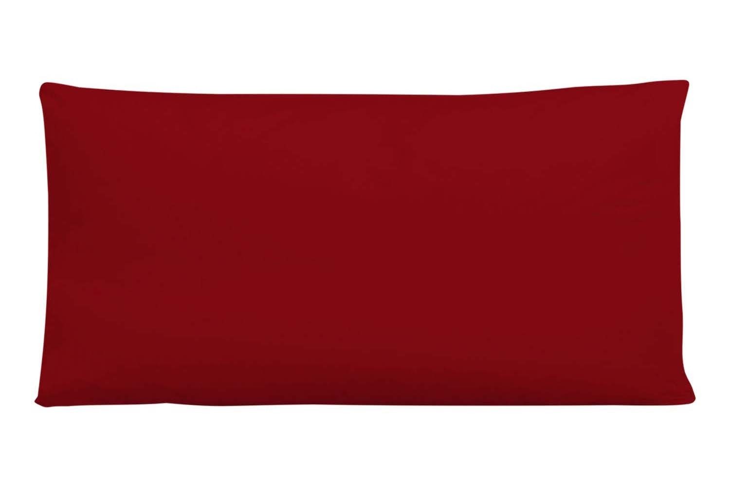 Kissenhülle MAKO, 40 x 80 cm, Rot, Feinjersey