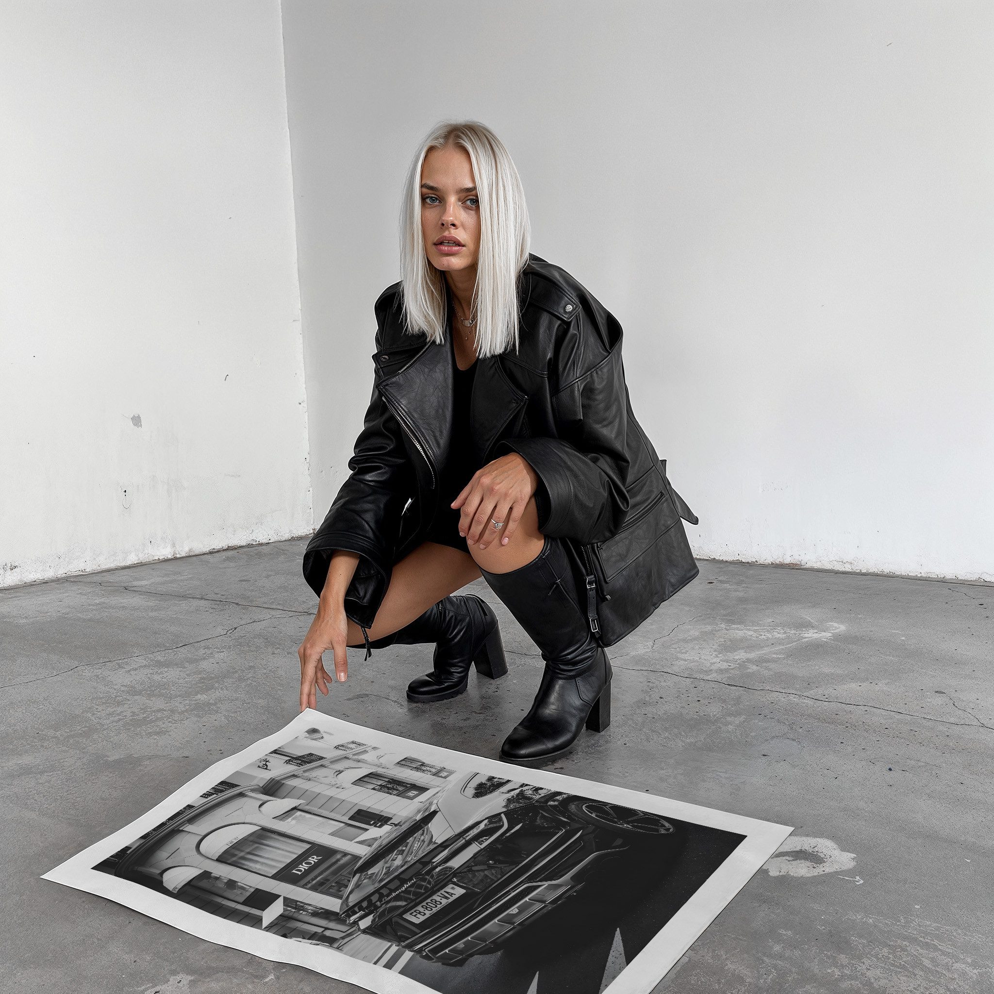 JUSTGOODMOOD Poster Premium ® Lamborghini Dior · Eleganz trifft Luxus, Lamb günstig online kaufen