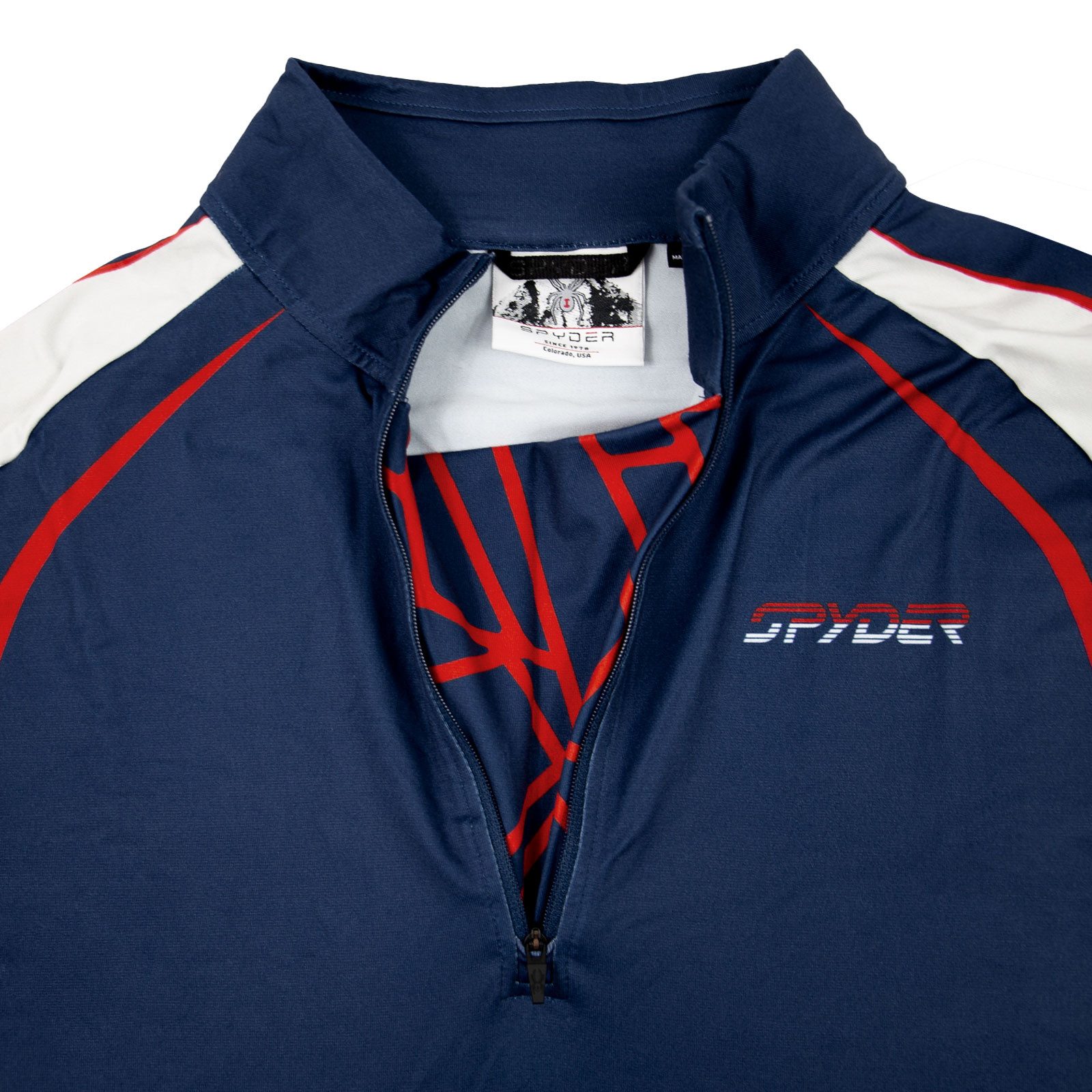 Spyder Stehkragenpullover Throwback Lightweight Zip T-Neck mit Half Zip