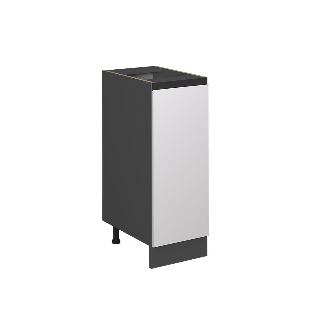 Vicco Apothekerschrank R-Line, Weiß/Anthrazit, AP Marmor (1-St)