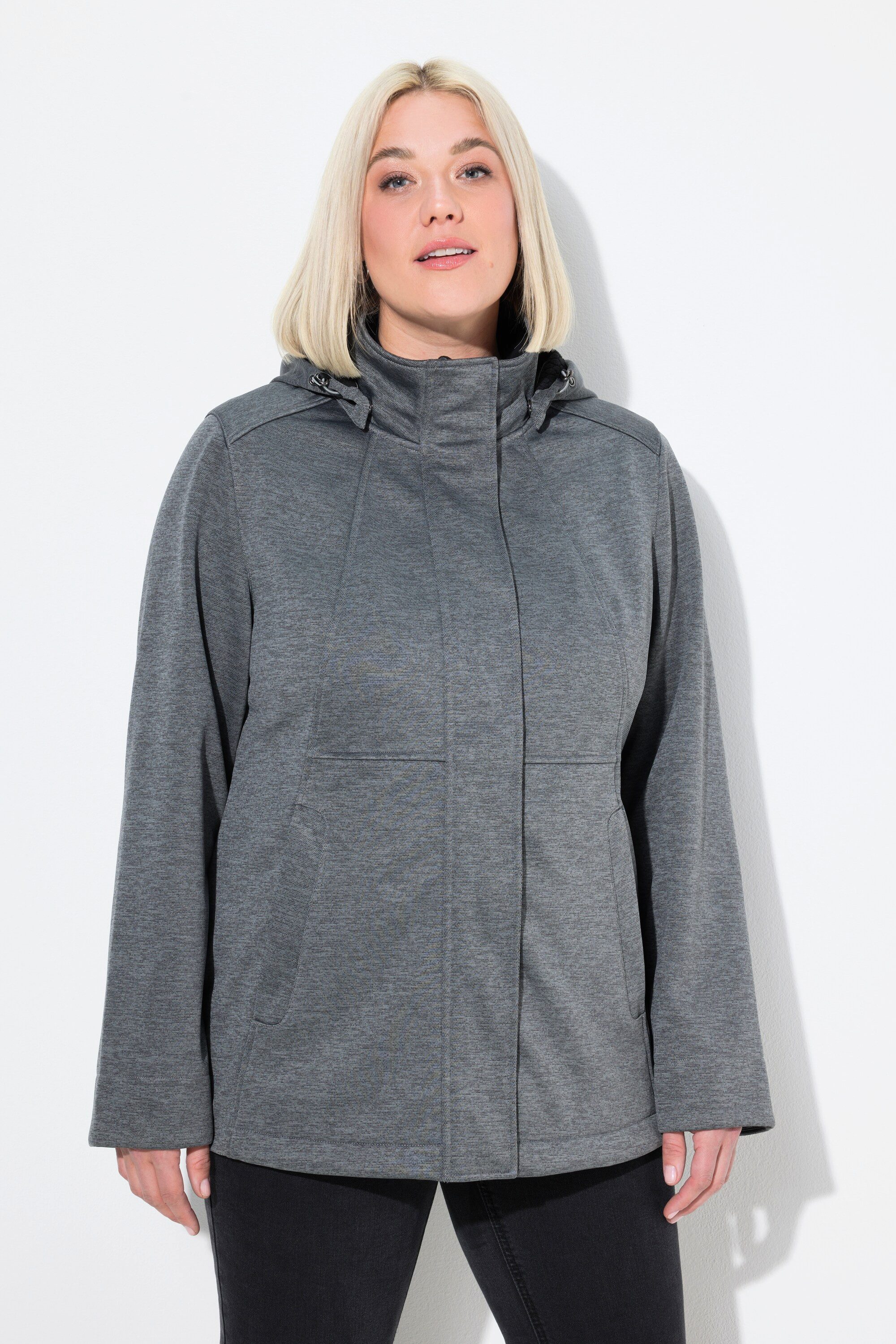 Softshelljacke HYPRAR Softshelljacke wasserabweisend Kapuze