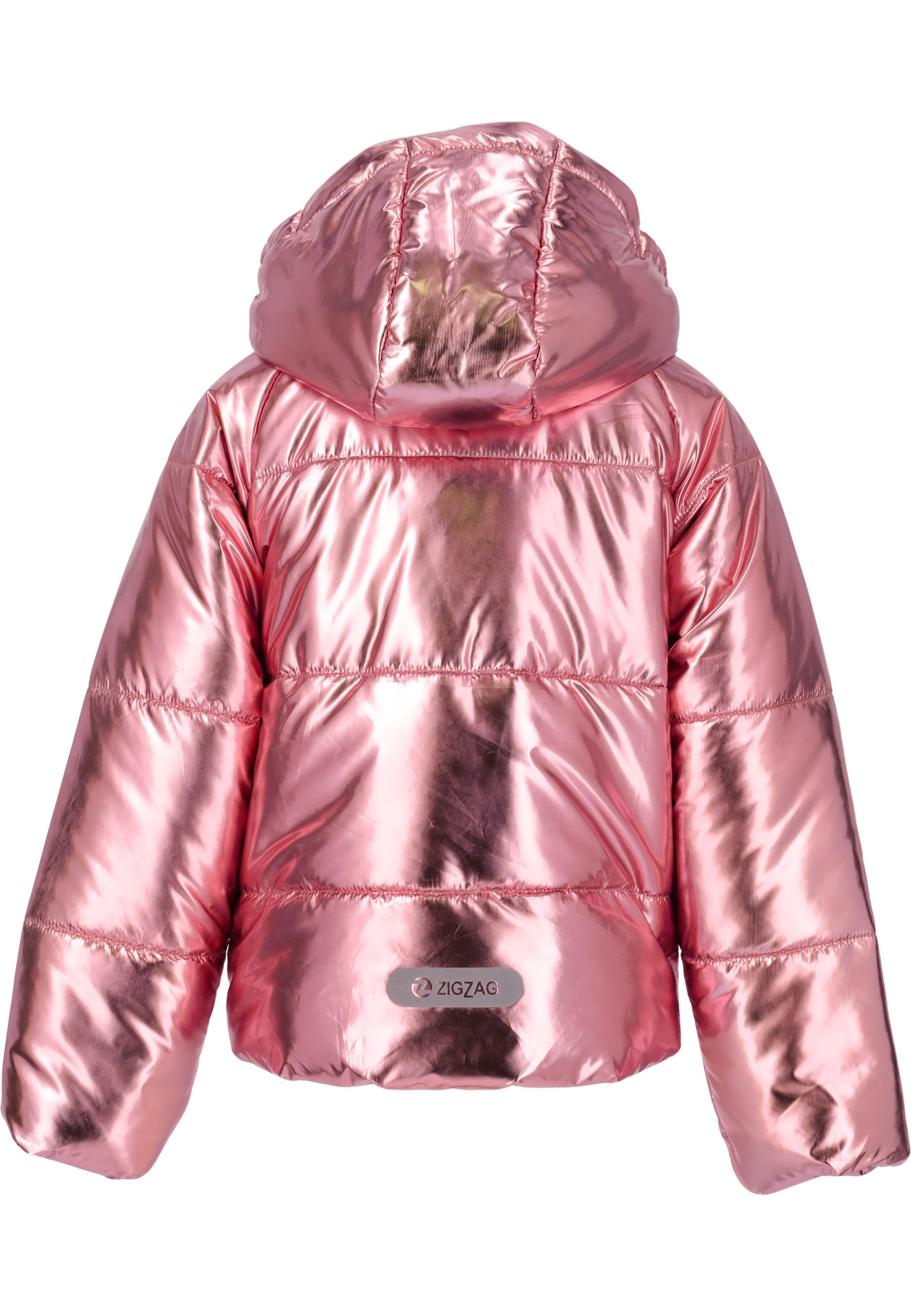 ZIGZAG Steppjacke Fantasy im stylischen Metallic-Look
