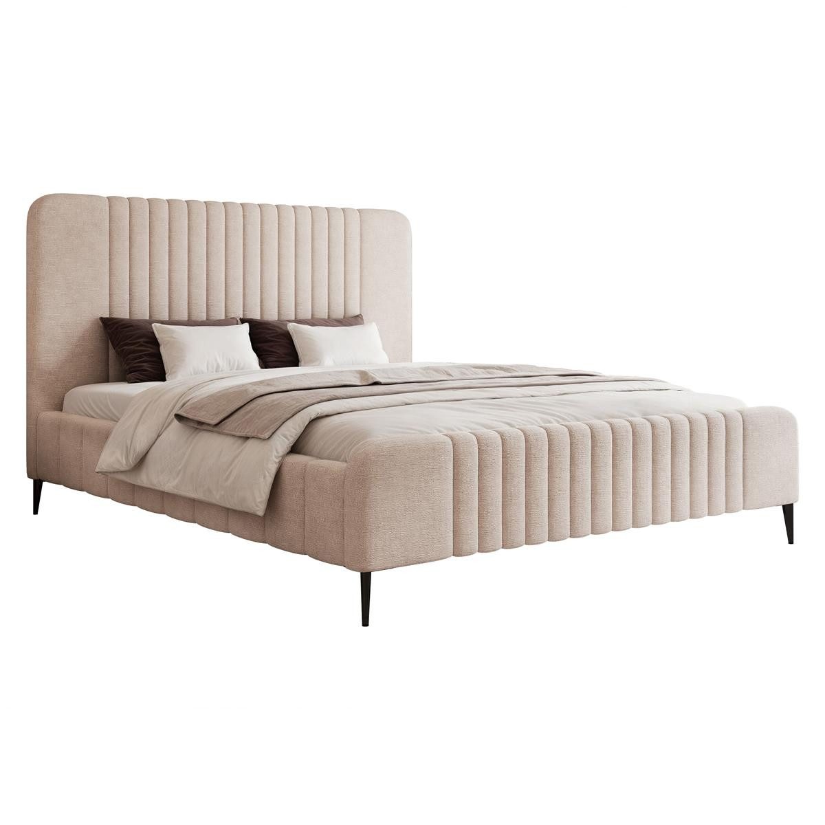 Compleo Polsterbett Design Bett mit hohen günstig online kaufen
