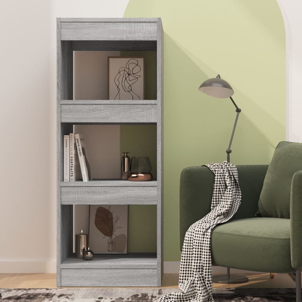 vidaXL Bücherregal Bücherregal/Raumteiler Grau Sonoma 40x30x103 günstig online kaufen