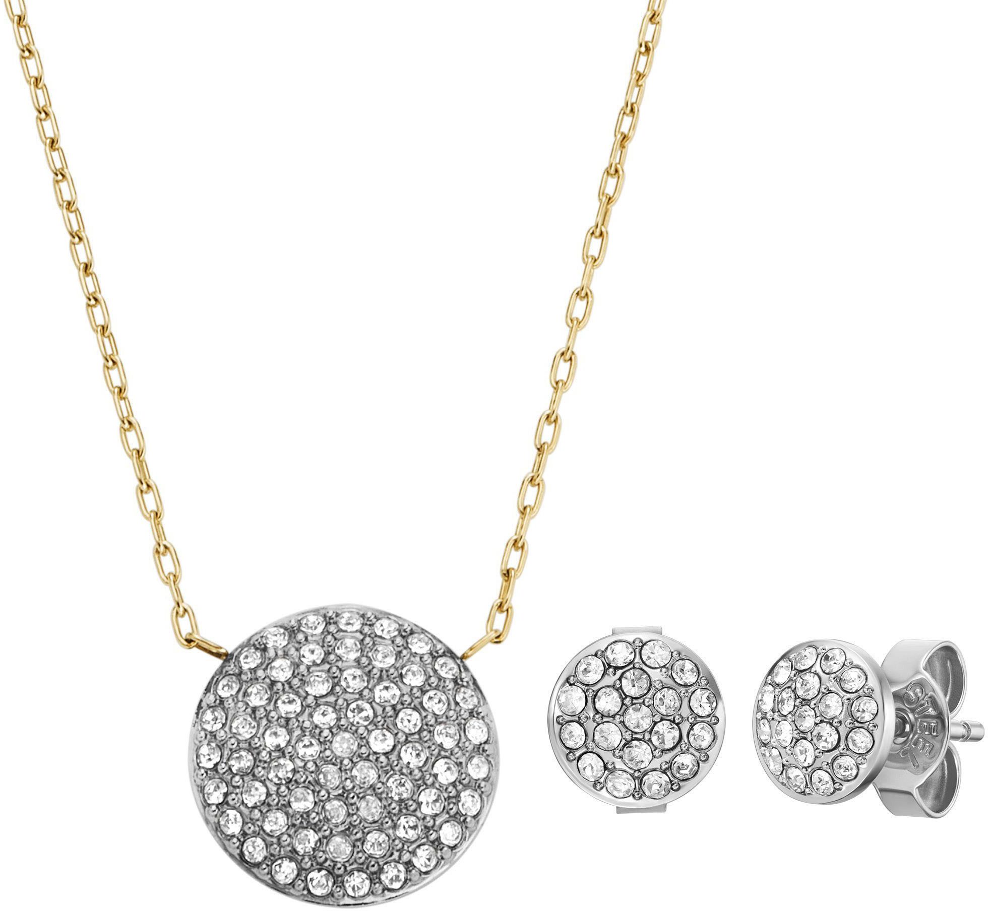Ohrring und Ketten Set Mulitpack Schmuck Geschenk Edelstahl JEWELRY