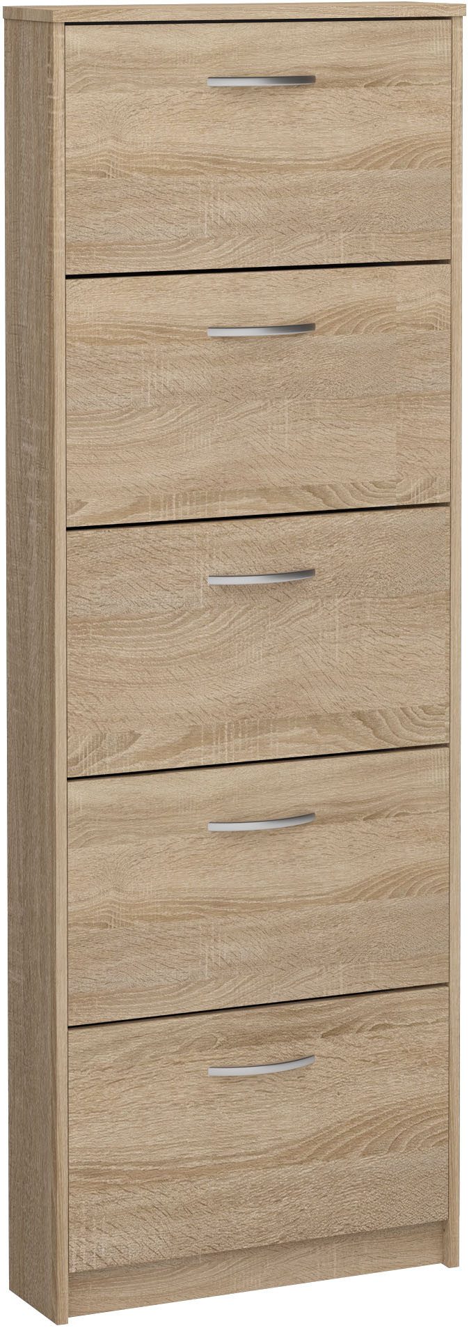 FMD Schuhschrank Step 5 Schuhkipper, 5 Schuhklappen, für schmale Flure, Tiefe: 17 cm