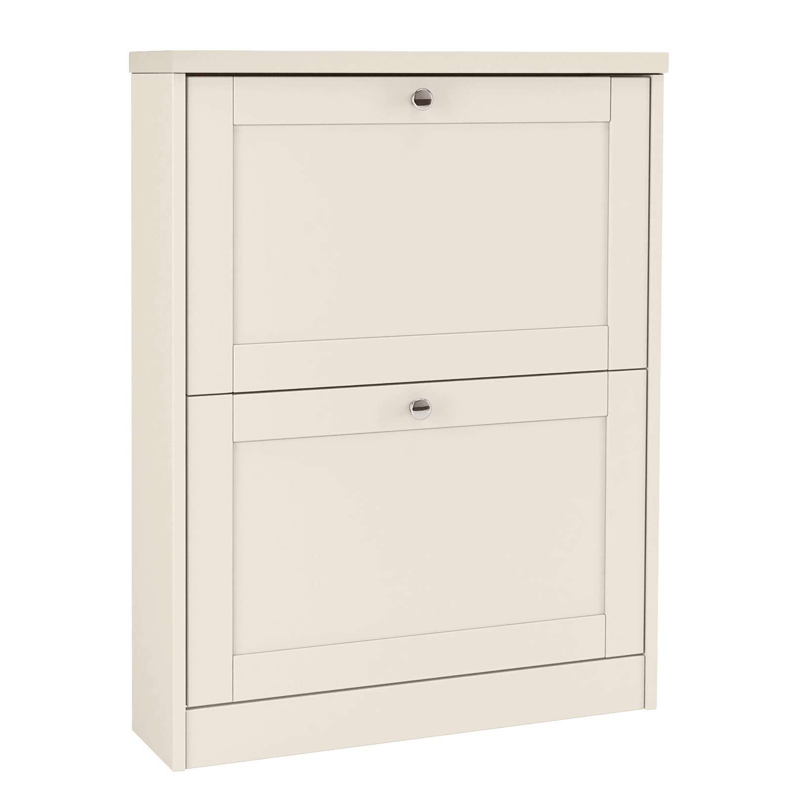 OTTO home Schuhschrank Heide Breite 70 cm, mit 2 Klappen und Facettenfront