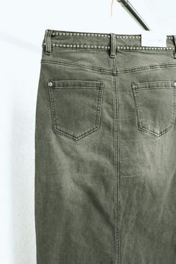 MonCaprise by Clothè Midirock Jeansrock Jeans-Trend Midiskirt Midi Rock hochwertige Qualität