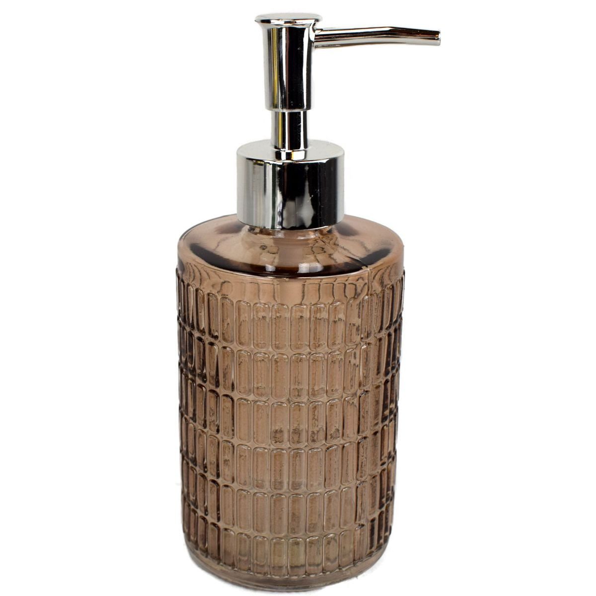 Home Line Seifenspender Pumpspender Øca. 7 cm aus Glas moderner Spender für Seifen, universell einsetzbar