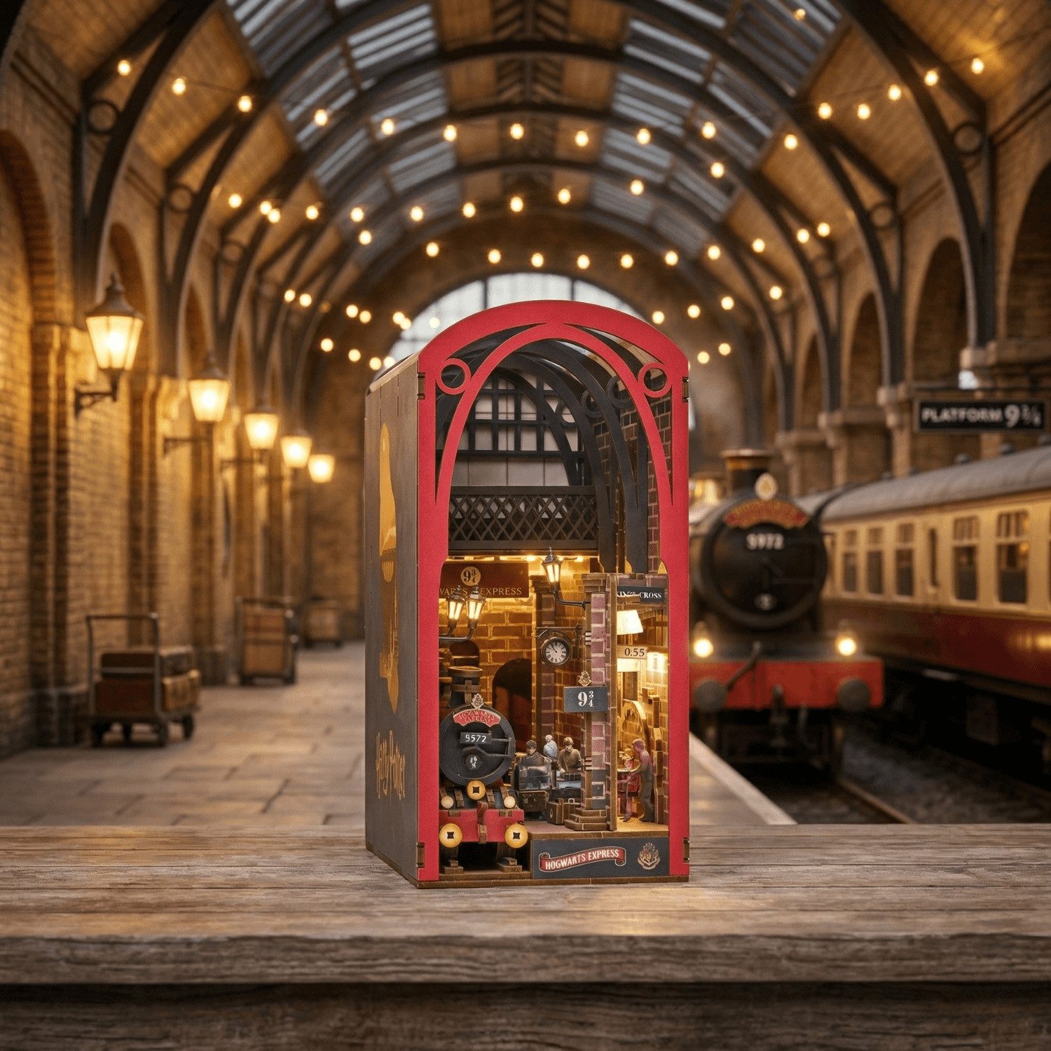 Revell® Buchstütze Hogwarts Express Harry Potter™ Book Nook, mit LED-Beleuchtung