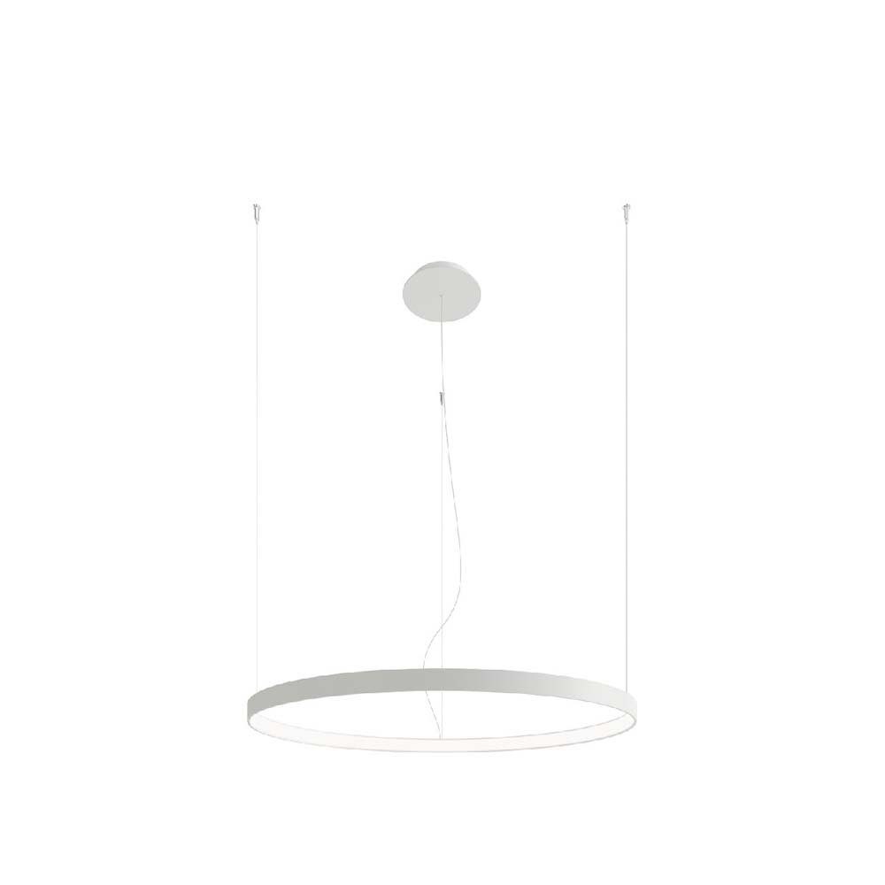 SOLLUX lighting LED Pendelleuchte, LED-Leuchtmittel fest verbaut, Neutralweiß, Hängeleuchte Wohnzimmerlampe Pendelleuchte weiß LED Schlafzimmerlampe