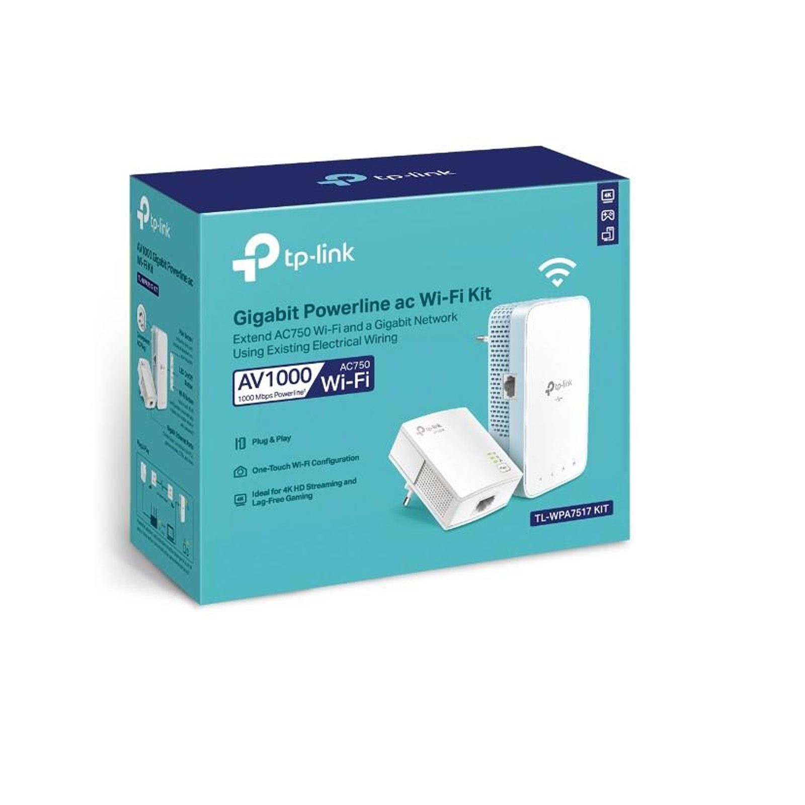 tp-link TL-WPA7519 WLAN-Router, 1000 Mbit/s, Adapter Kit