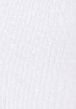 s.Oliver Kurzarmshirt mit gedruckter Bordüre und verstellbaren Trägern, schulterfrei