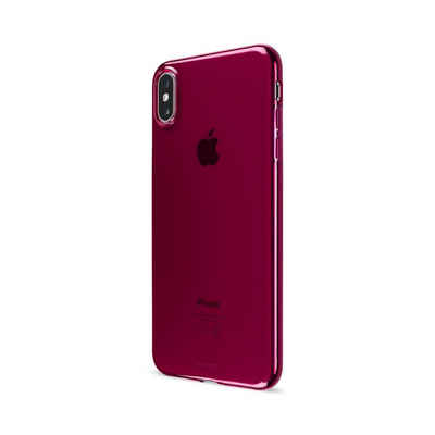 Artwizz Smartphone-Hülle Artwizz NoCase - Ultra dünne, elastische Schutzhülle aus TPU für iPhone Xs Max, Raspberry