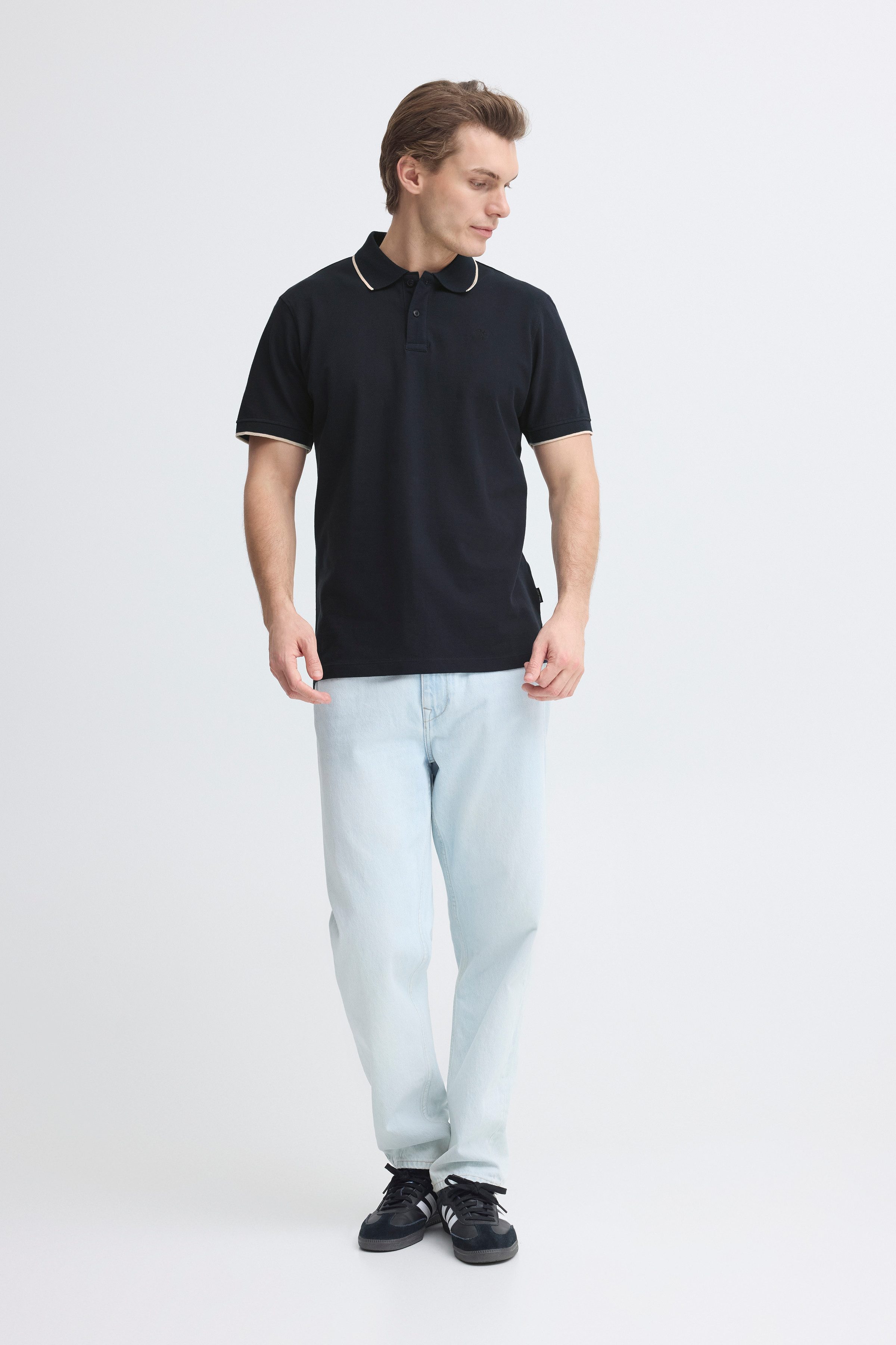 Blend Poloshirt BHEDIN POLO S/S mit Polokragen, aus Baumwolle und Jersey, Regular Fit, Kurzarm – Bild 5 von 5