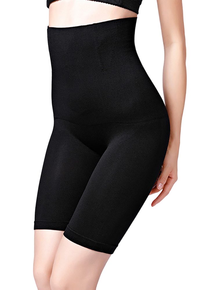 Lovolotti (Shapewear Effekt High Unterhose Schwarz Bauchweg) Panty mit Sexy Waist Shaping Hipster LO-L80 Miederhose Taillenshaper