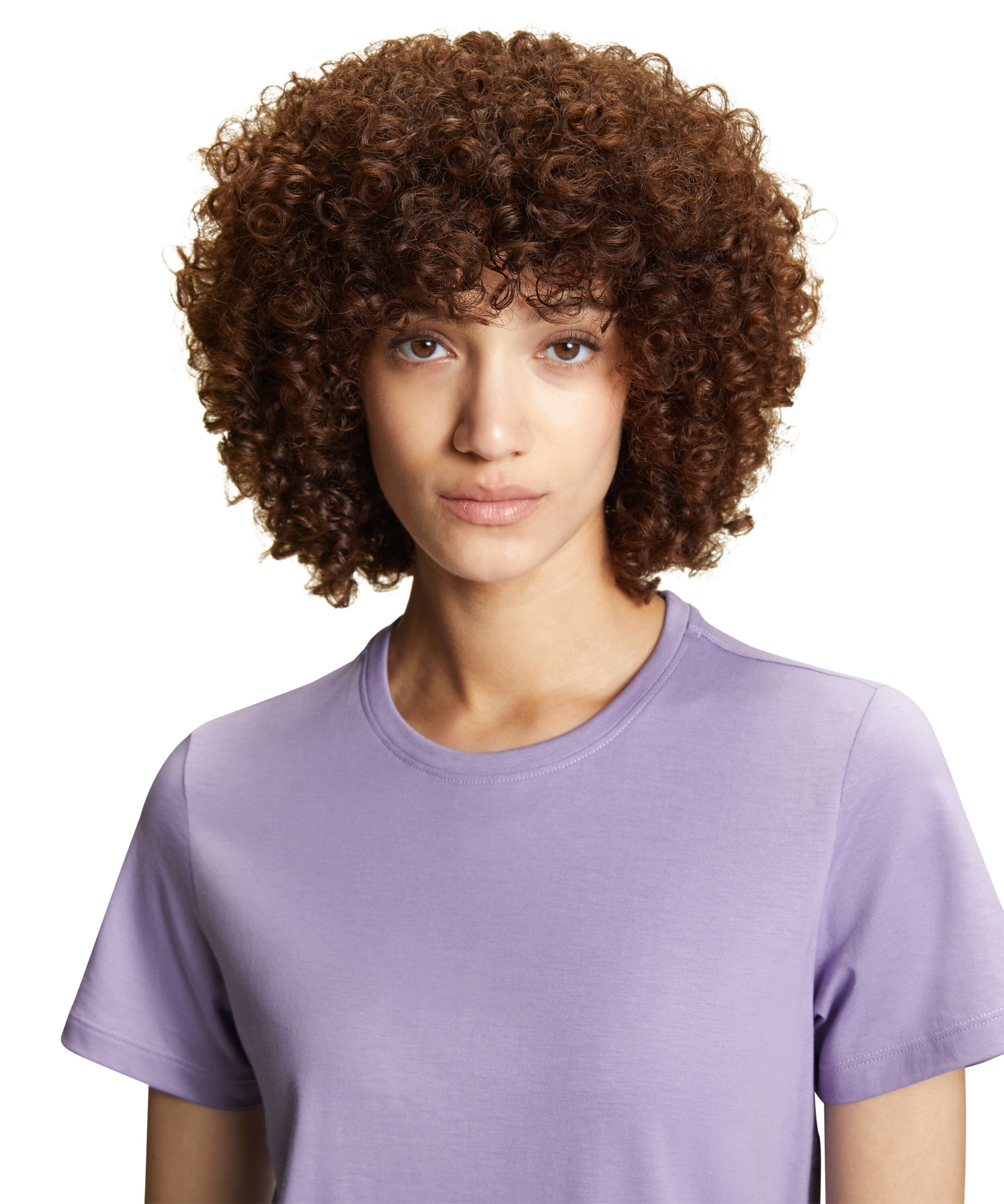 FALKE T-Shirt T-Shirt aus hochwertiger Pima-Baumwolle (1-tlg., 1) aus hochwertiger Pima-Baumwolle
