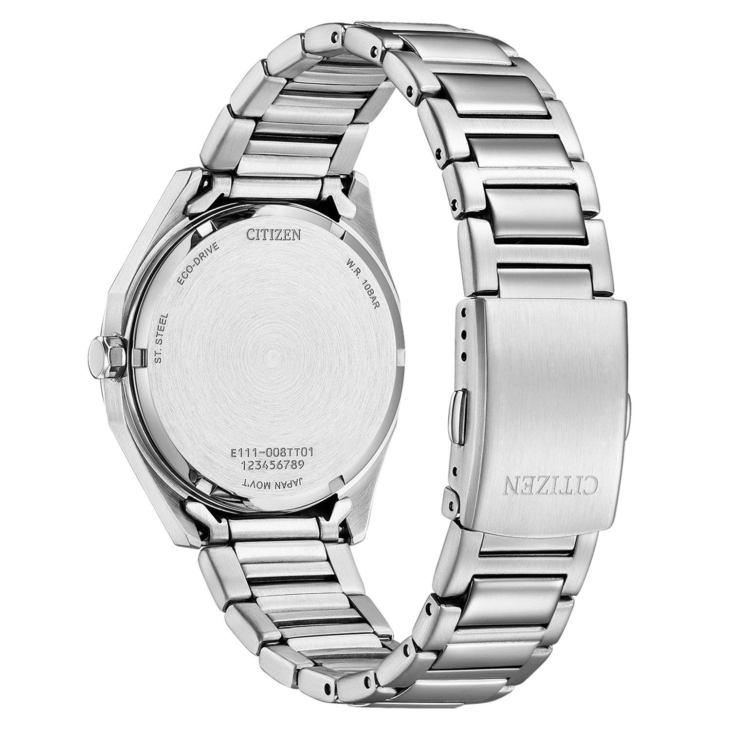 Citizen Solaruhr BM7620-83L, Eco-Drive Solar Herrenuhr Stahl/Blau