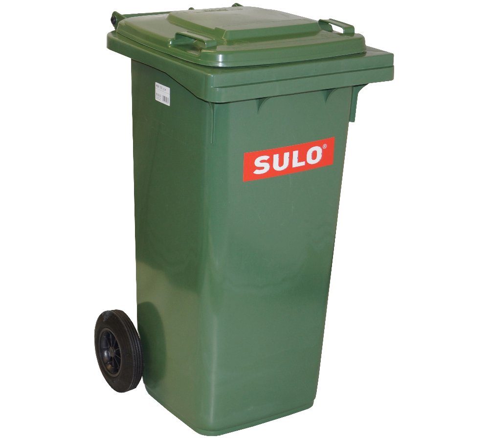 SULO Mülleimer einfarbige Mülltonne 120 L grün