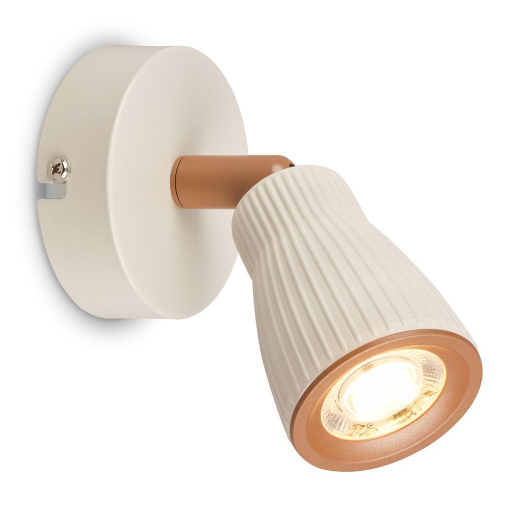 Briloner Leuchten LED Deckenleuchte Wandlampe Schwenkbar, LED fest integriert, 3000K - Warmweiß, 8x8,5 cm, Wohnzimmer, Schlafzimmer, Flur, Büro