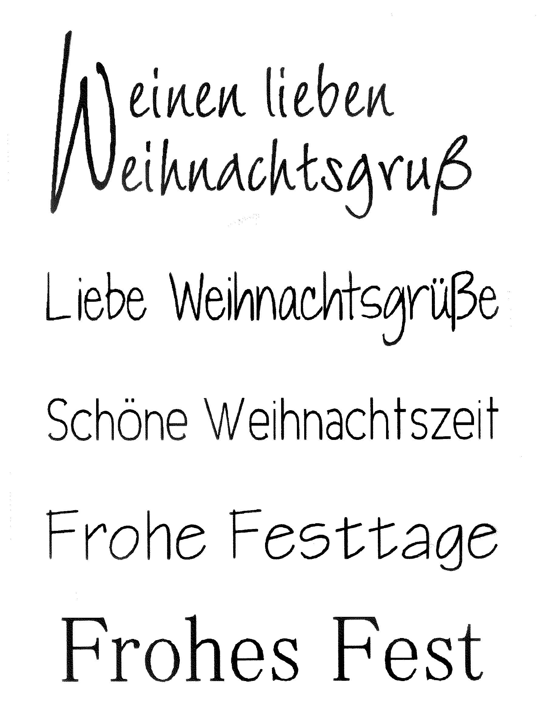 efco Stempel Weihnachtsgruß, 5 Stück