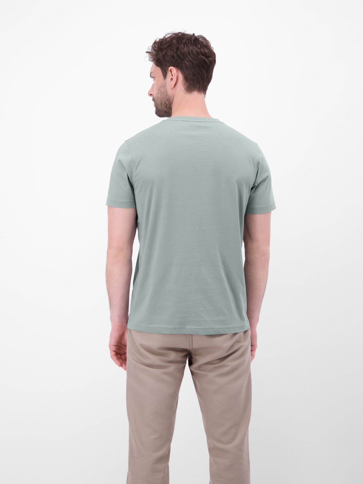 LERROS Rundhalsshirt Rundhals T-Shirt aus Baumwolle 100% Baumwolle, einfarb günstig online kaufen