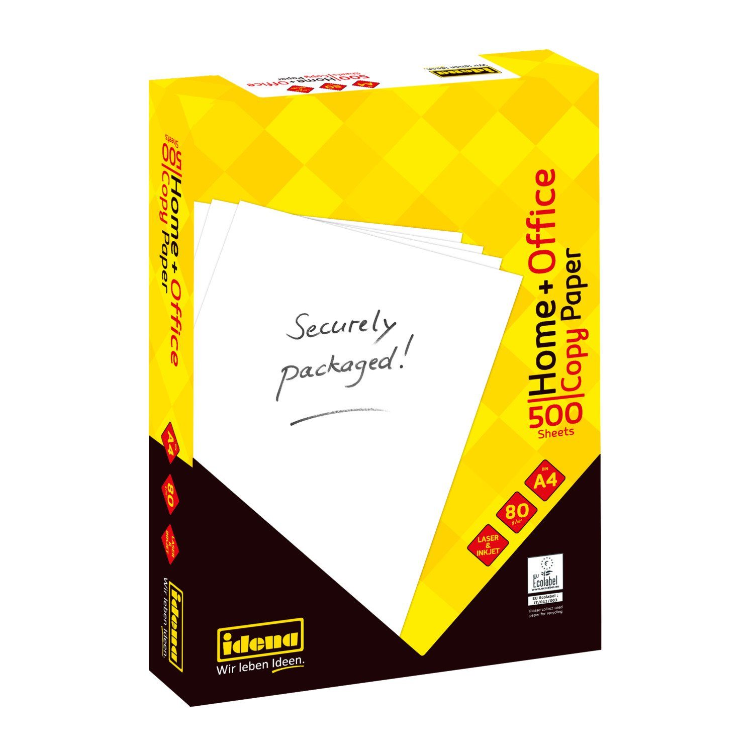 Kopierpapier Idena Kopierpapier A4 80g weiß 500 Blatt Home