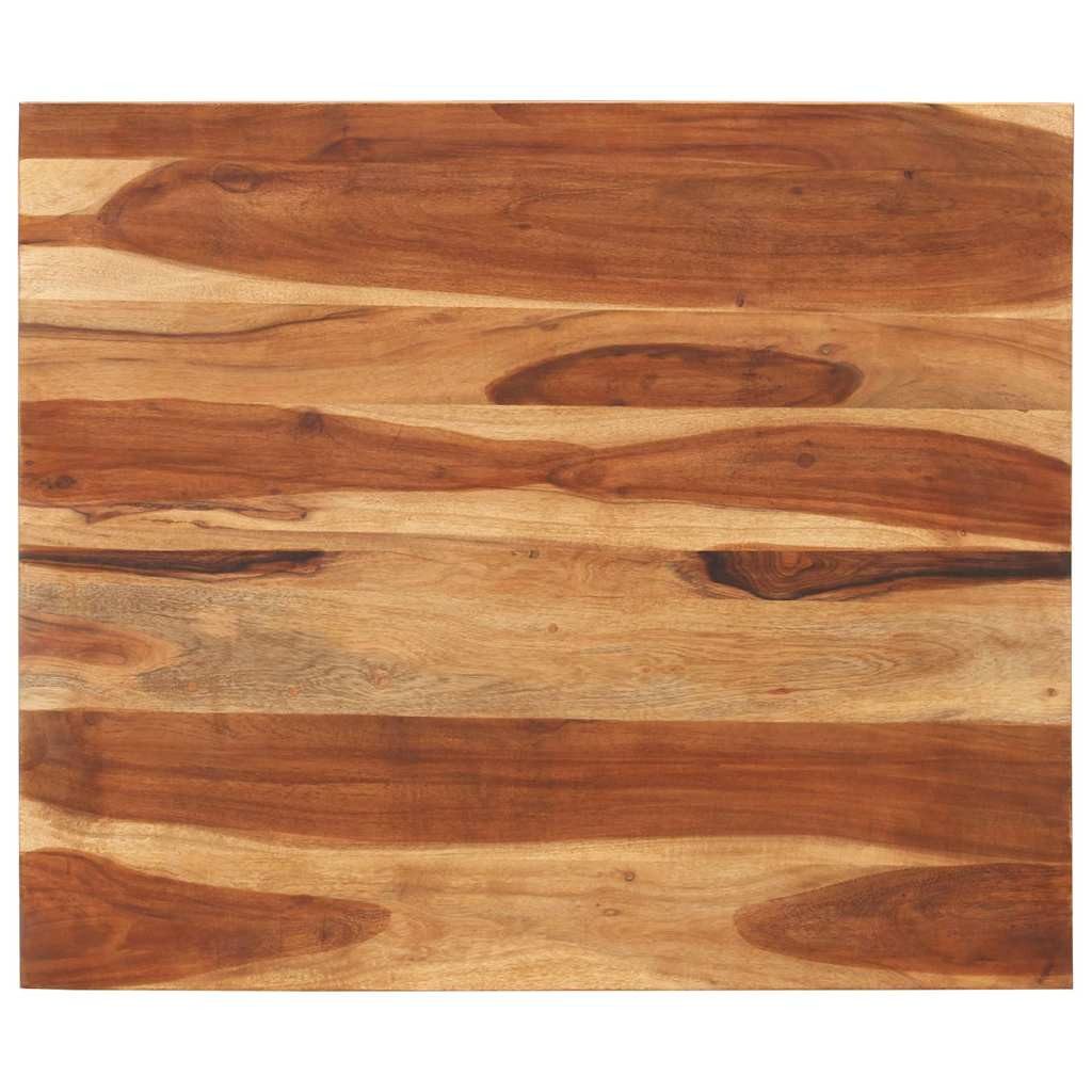 vidaXL Tischplatte Tischplatte Massivholz 25-27 mm 70x80 cm (1 St)