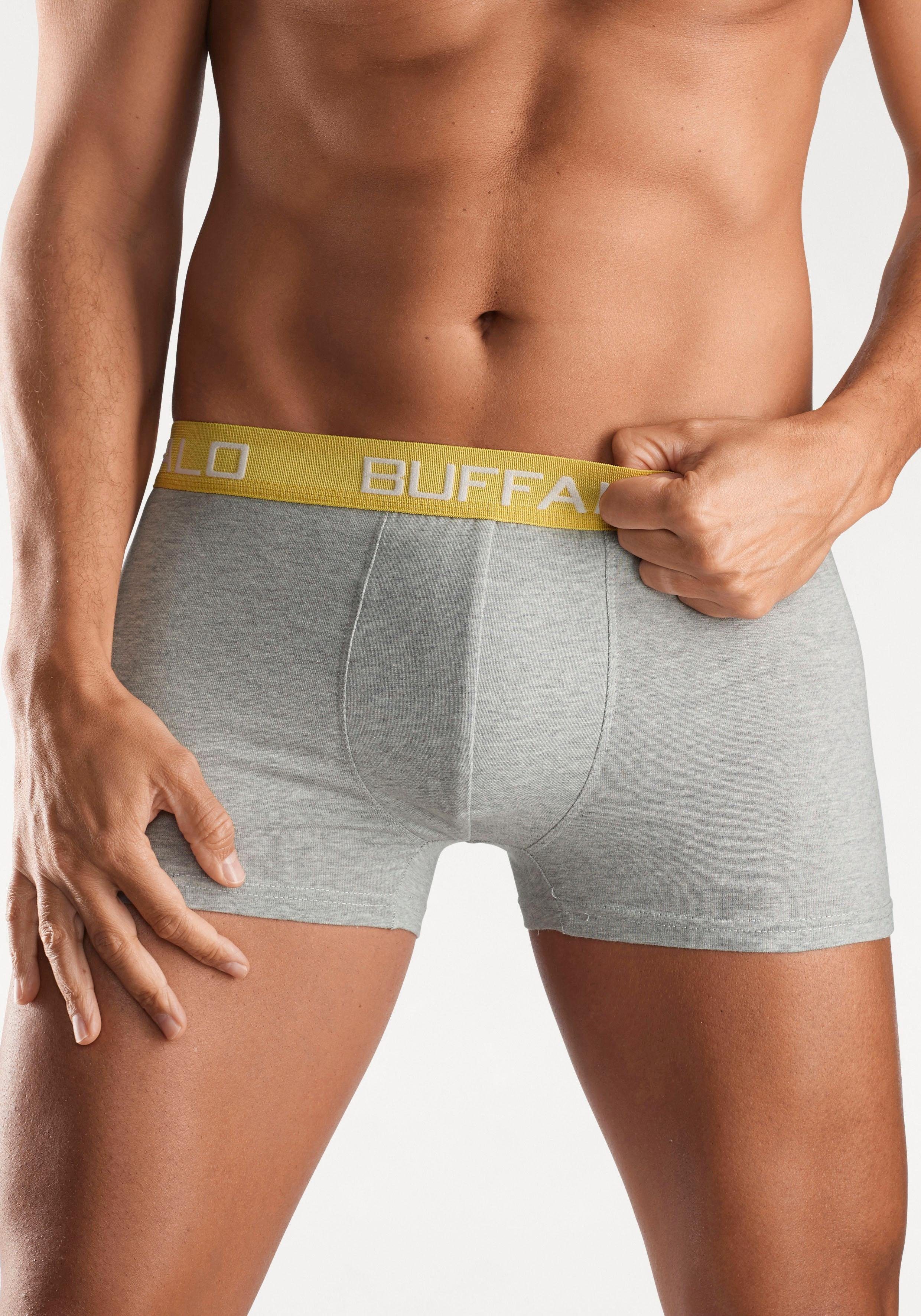 Buffalo Boxer Boxershorts für Herren (Packung, 4-St) aus Baumwoll-Mix