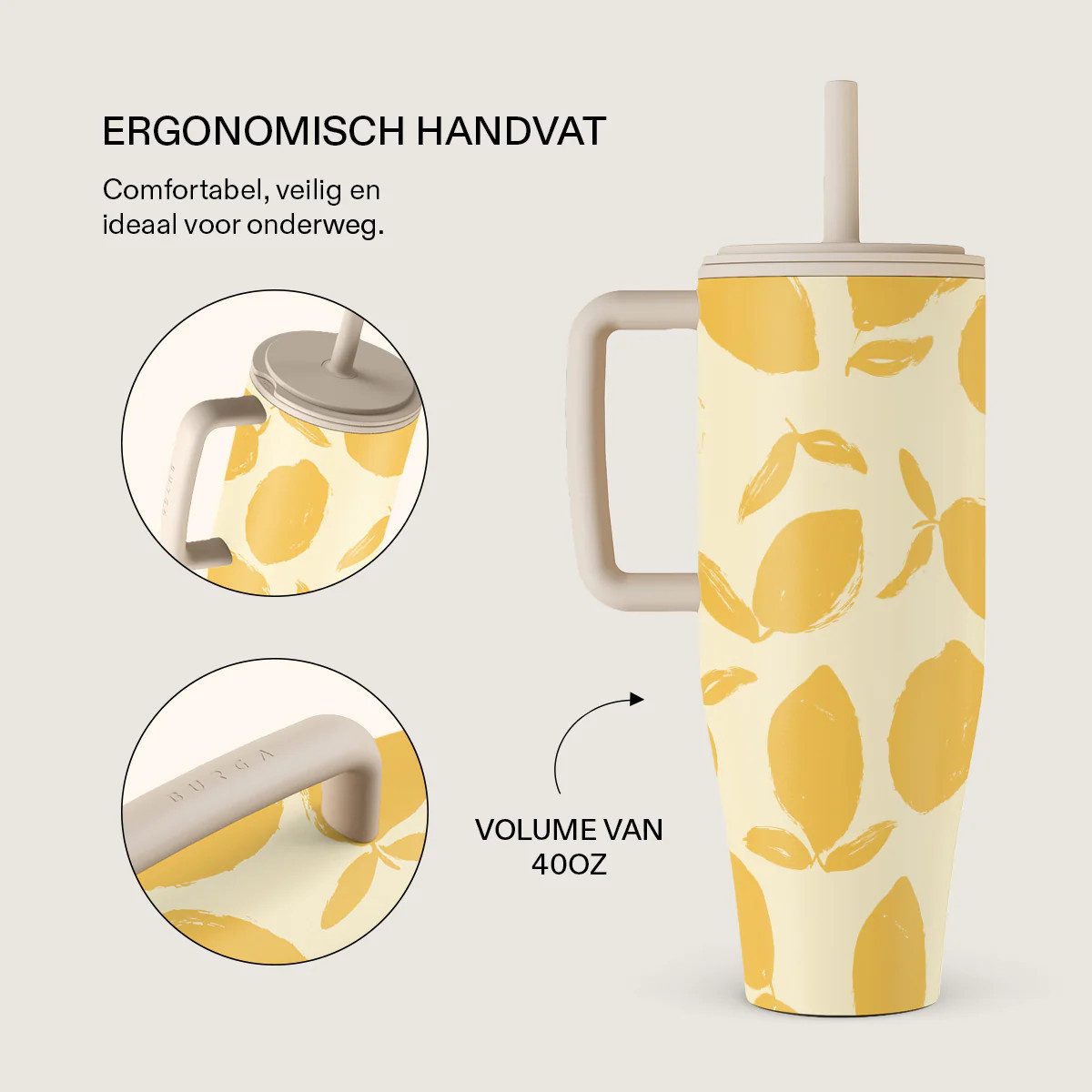 BURGA Becher Lemon Tart Leakproof Tumbler 1.200ml