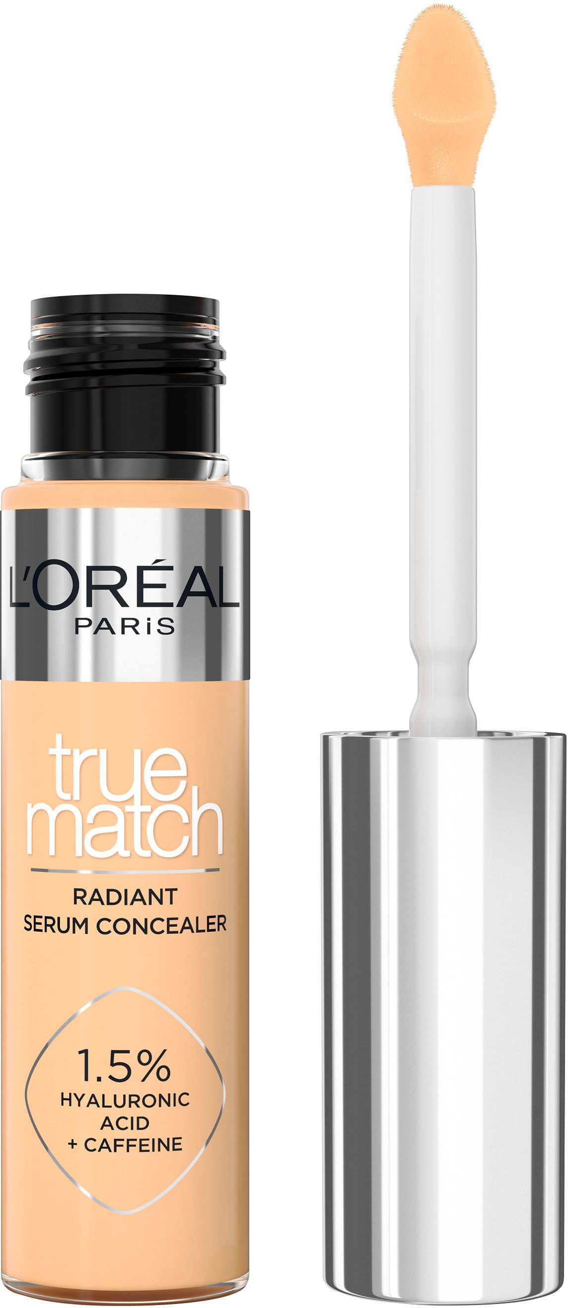 L'ORÉAL PARIS Concealer TRUE MATCH RADIANT SERUM CONCEALER, für alle Hauttypen, flüssige Textur, leichte Deckkraft