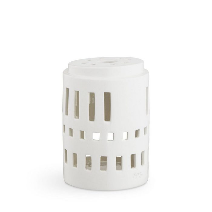 Kähler Teelichthalter Lichthaus LITTLE tower Keramik weiß