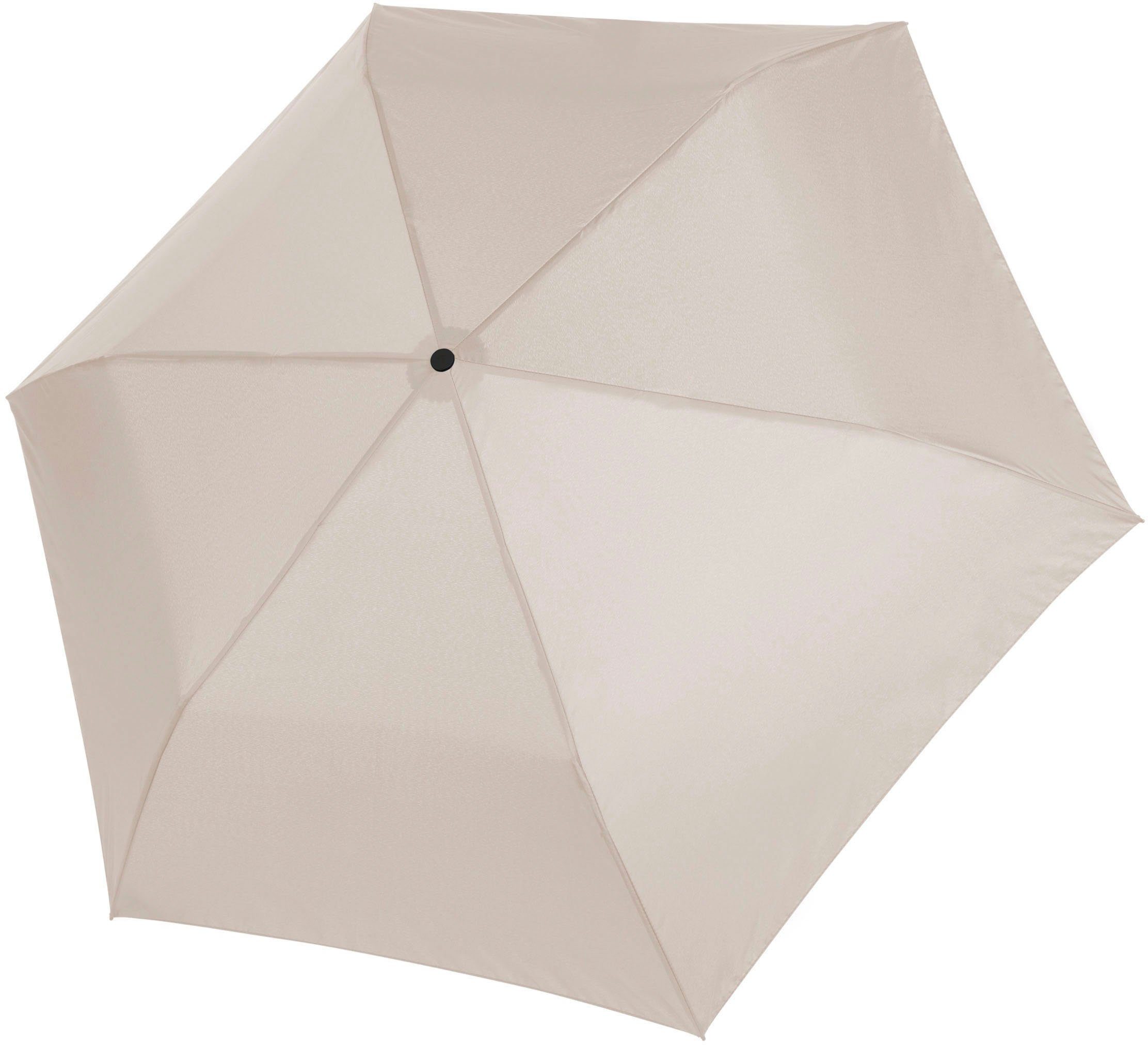 zero,99 uni, Taschenregenschirm doppler® beige harmonic