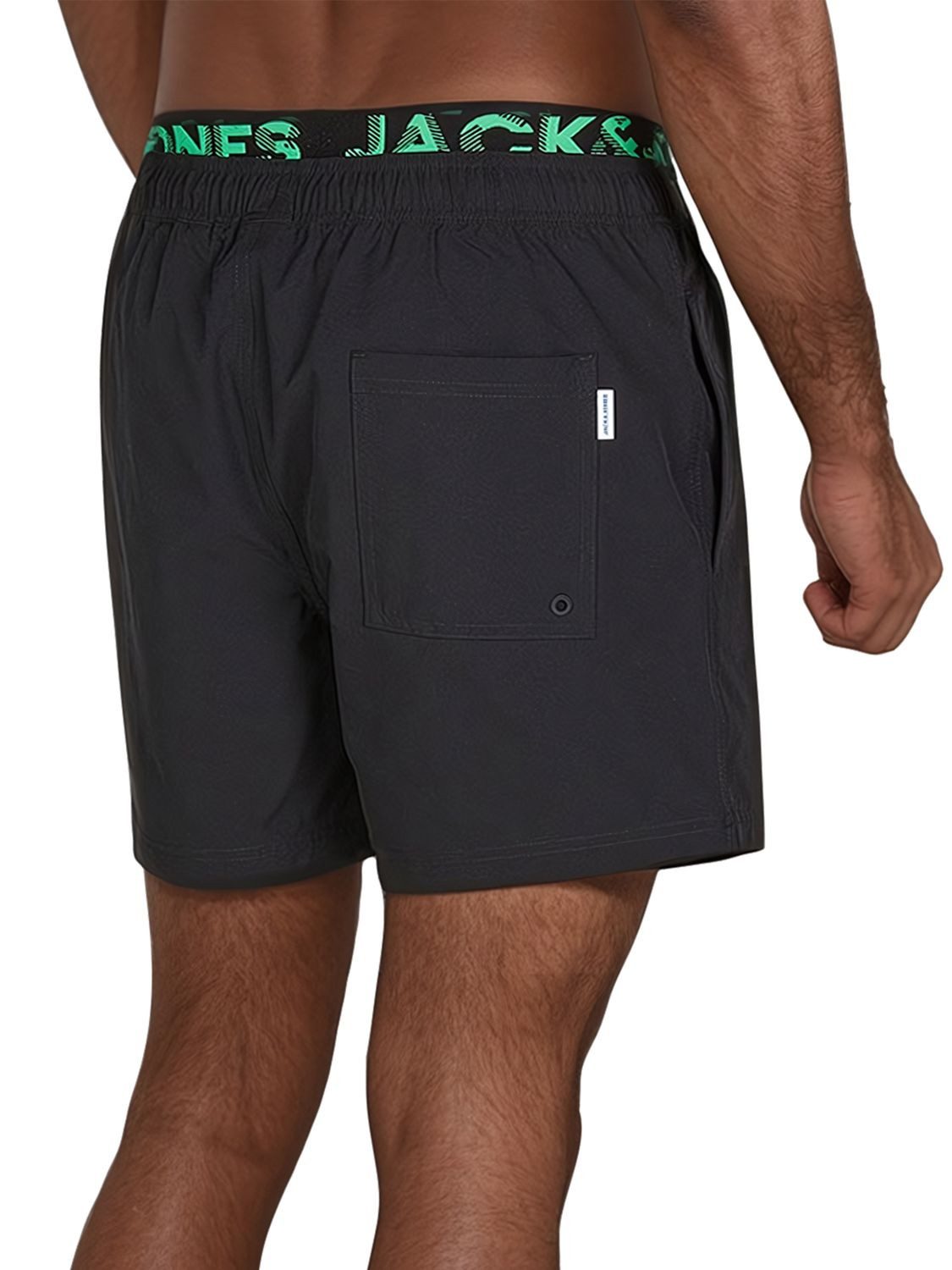 Jack & Jones Badeshorts Herren Badehose MAUI JJSWIM Regular Fit (1-St) Sportshorts mit Kordelzug